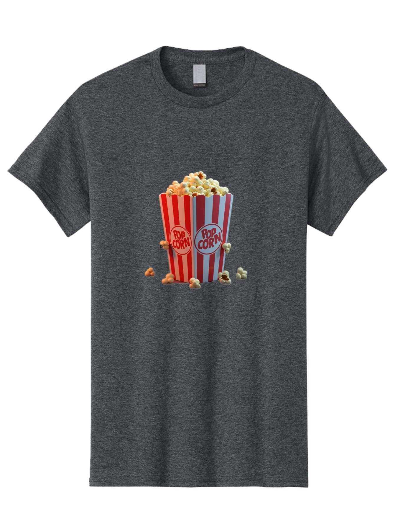 Pop-Corn-3 Men'S Graphic Tee, 100% Cotton, Comfortable Casual Summer Wear, Machine Washable, Vintage Camera, Old Camera, Antique Camera, Black Camera, Classic Photography, Photography Equipment, Nostalgic Device, Film Camera, Camera Art Ban185 7