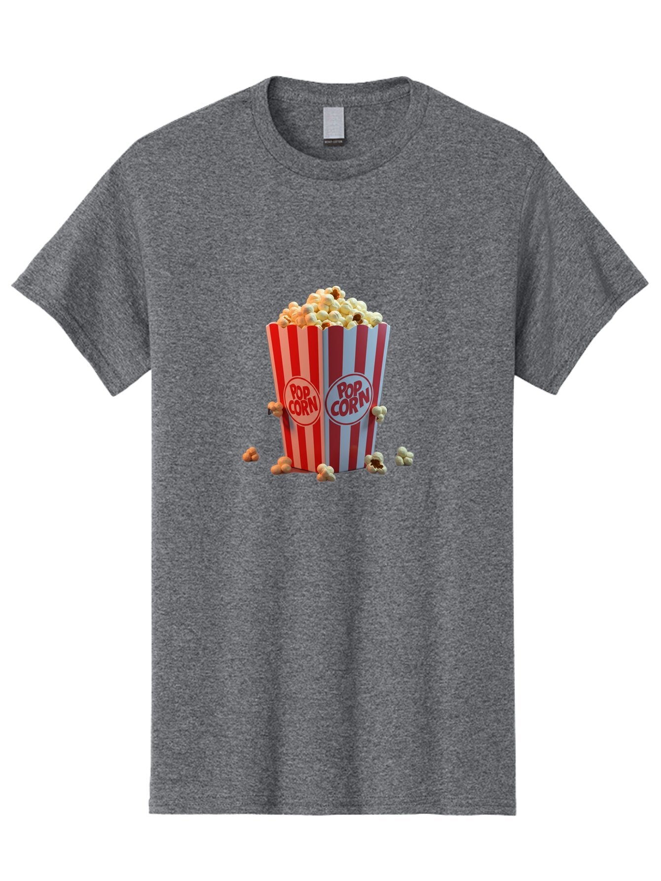 Pop-Corn-3 Men'S Graphic Tee, 100% Cotton, Comfortable Casual Summer Wear, Machine Washable, Vintage Camera, Old Camera, Antique Camera, Black Camera, Classic Photography, Photography Equipment, Nostalgic Device, Film Camera, Camera Art Ban185