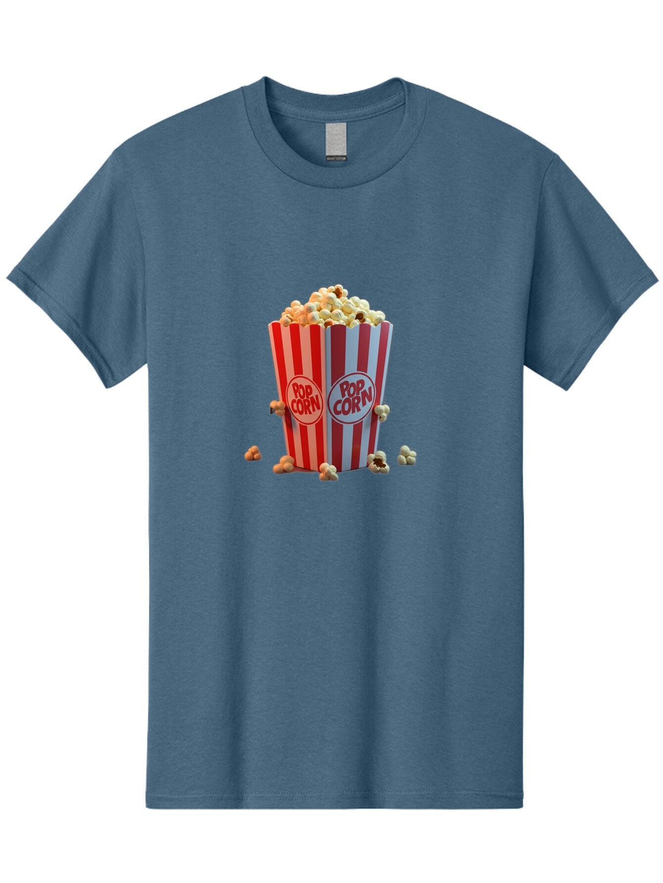 Pop-Corn-3 Men'S Graphic Tee, 100% Cotton, Comfortable Casual Summer Wear, Machine Washable, Vintage Camera, Old Camera, Antique Camera, Black Camera, Classic Photography, Photography Equipment, Nostalgic Device, Film Camera, Camera Art Ban185 3