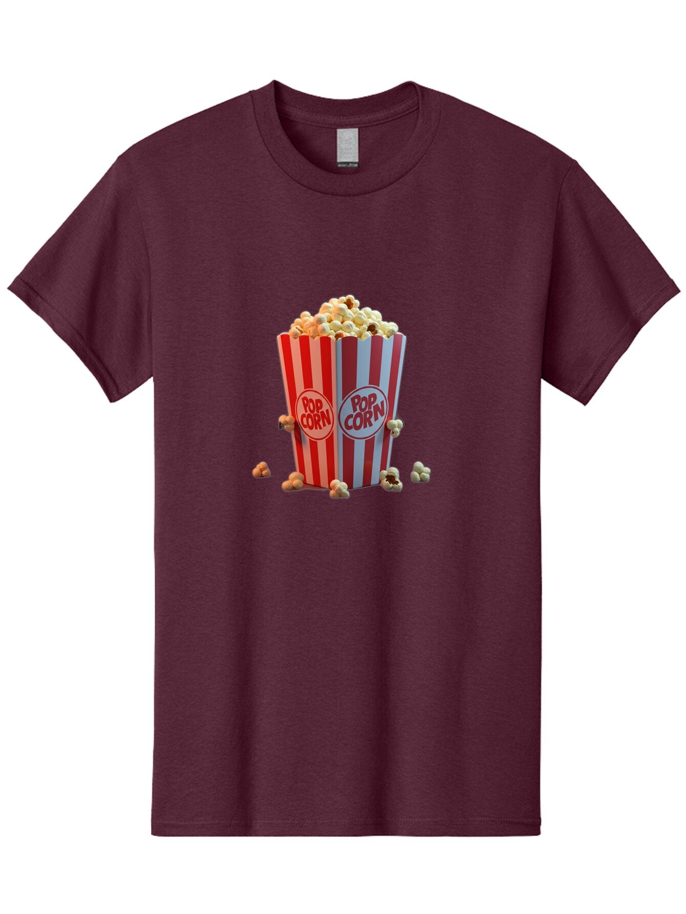 Pop-Corn-3 Men'S Graphic Tee, 100% Cotton, Comfortable Casual Summer Wear, Machine Washable, Vintage Camera, Old Camera, Antique Camera, Black Camera, Classic Photography, Photography Equipment, Nostalgic Device, Film Camera, Camera Art Ban185 15