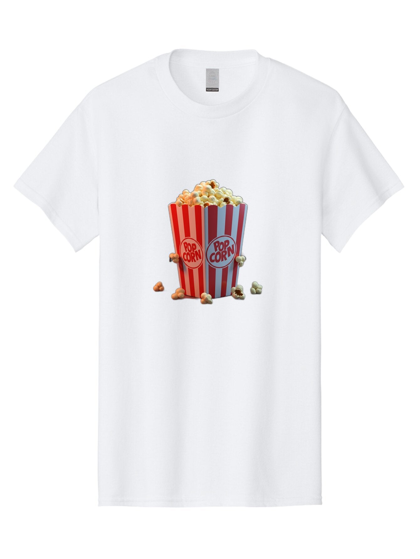 Pop-Corn-3 Men'S Graphic Tee, 100% Cotton, Comfortable Casual Summer Wear, Machine Washable, Vintage Camera, Old Camera, Antique Camera, Black Camera, Classic Photography, Photography Equipment, Nostalgic Device, Film Camera, Camera Art Ban185 9
