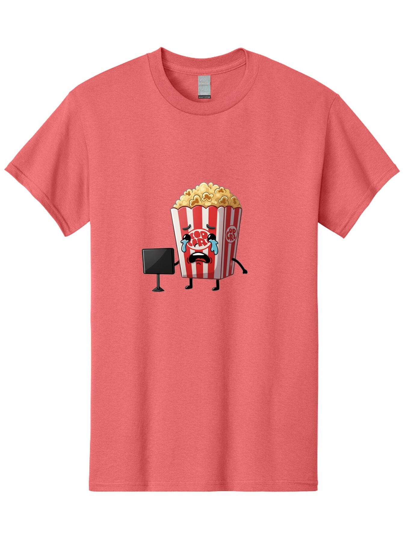 Pop-Corn-4 Men'S Graphic Tee, 100% Cotton, Comfortable Casual Summer Wear, Machine Washable, Vintage Camera, Old Camera, Antique Camera, Black Camera, Classic Photography, Photography Equipment, Nostalgic Device, Film Camera, Camera Art Ban186 8