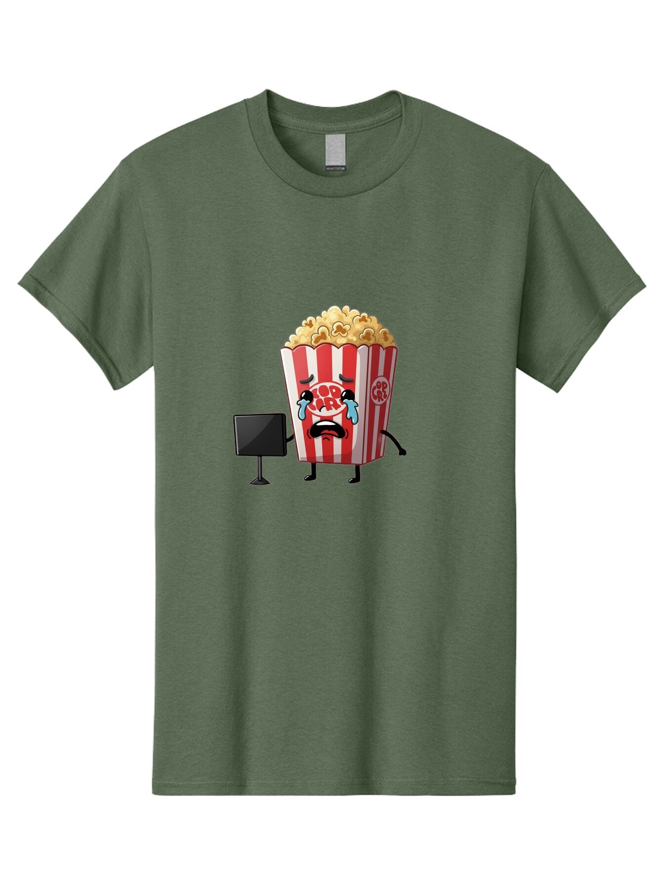 Pop-Corn-4 Men'S Graphic Tee, 100% Cotton, Comfortable Casual Summer Wear, Machine Washable, Vintage Camera, Old Camera, Antique Camera, Black Camera, Classic Photography, Photography Equipment, Nostalgic Device, Film Camera, Camera Art Ban186 10