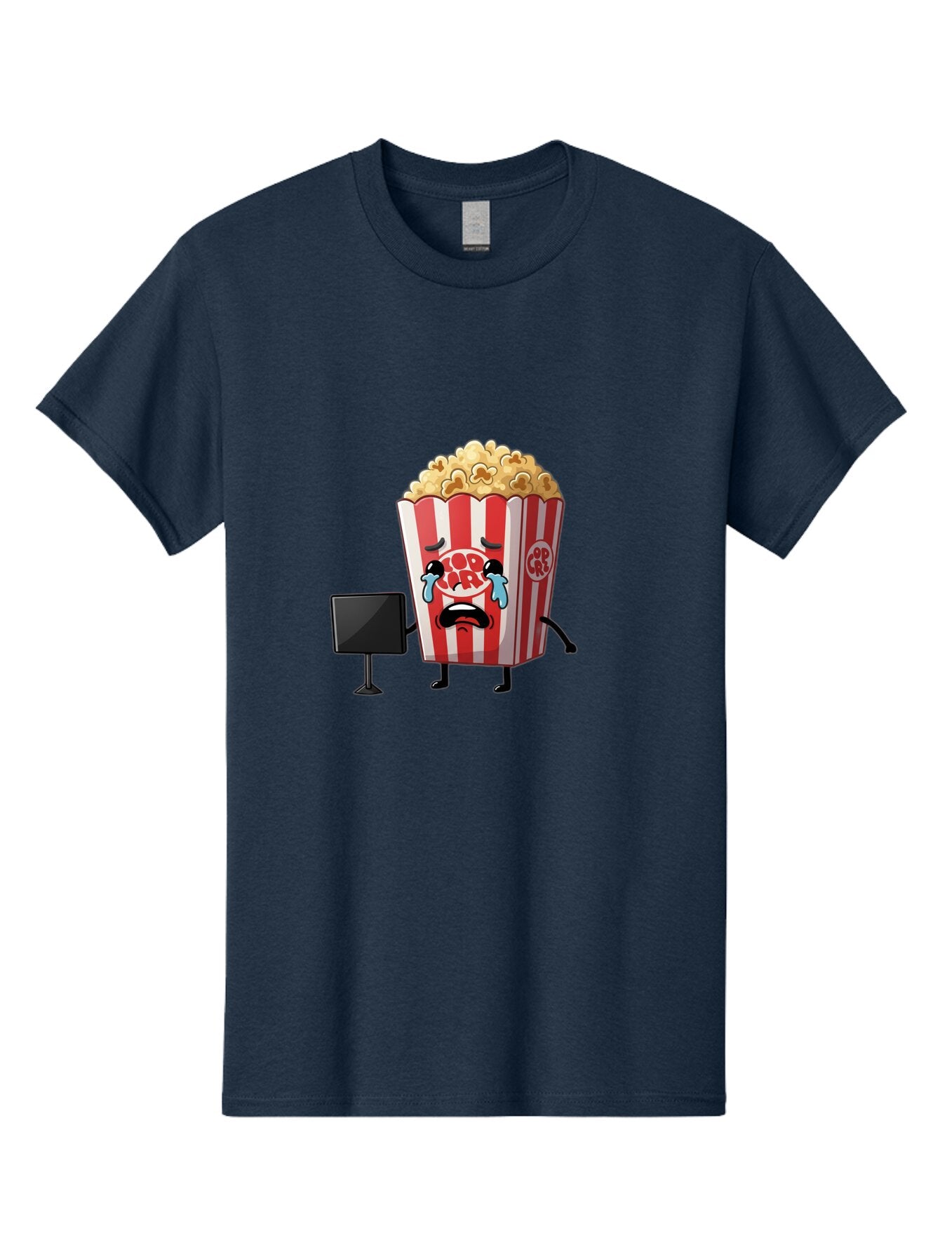 Pop-Corn-4 Men'S Graphic Tee, 100% Cotton, Comfortable Casual Summer Wear, Machine Washable, Vintage Camera, Old Camera, Antique Camera, Black Camera, Classic Photography, Photography Equipment, Nostalgic Device, Film Camera, Camera Art Ban186 14