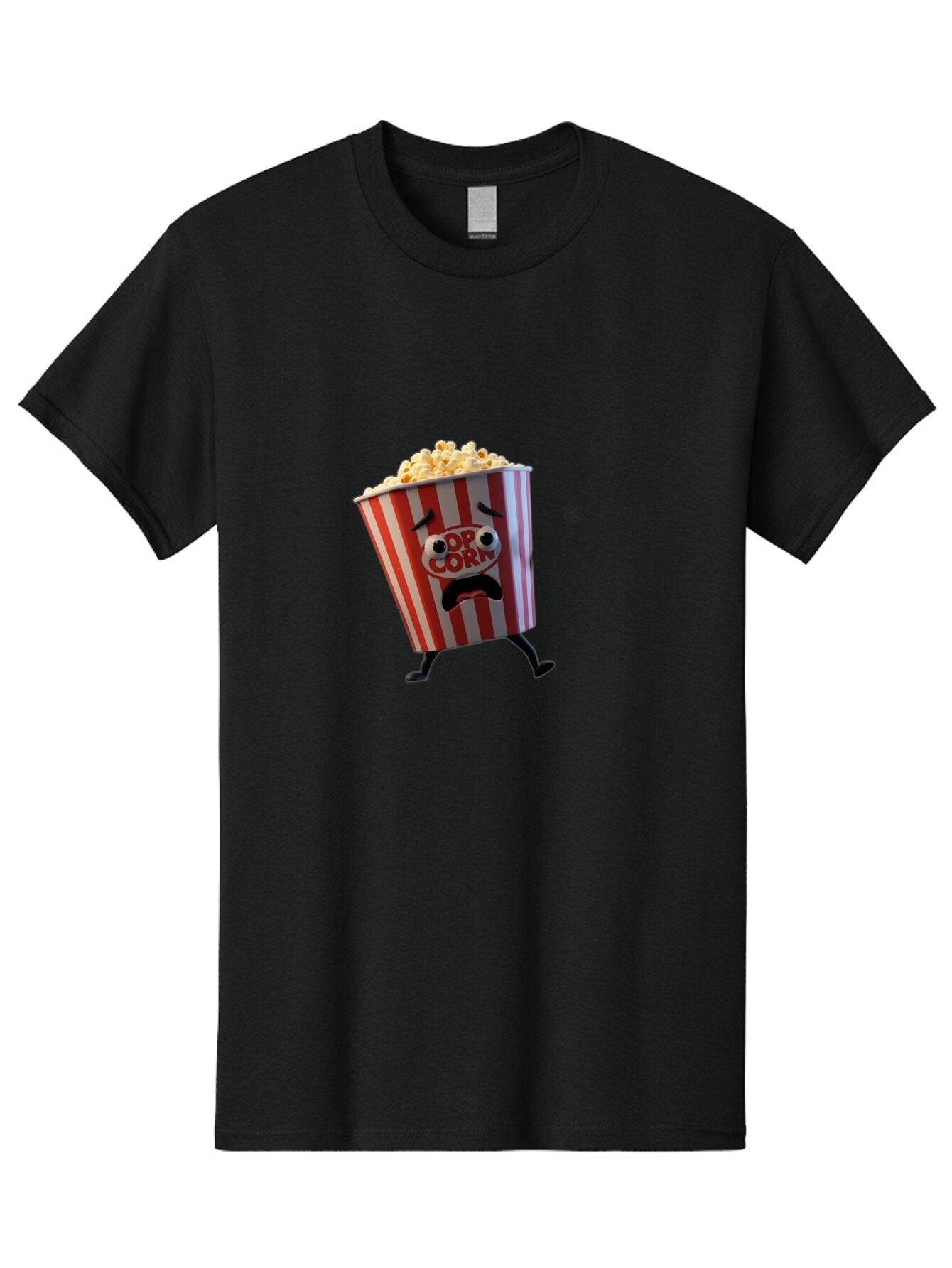 Pop-Corn-5 Men'S Graphic Tee, 100% Cotton, Comfortable Casual Summer Wear, Machine Washable, Vintage Camera, Old Camera, Antique Camera, Black Camera, Classic Photography, Photography Equipment, Nostalgic Device, Film Camera, Camera Art Ban187 15