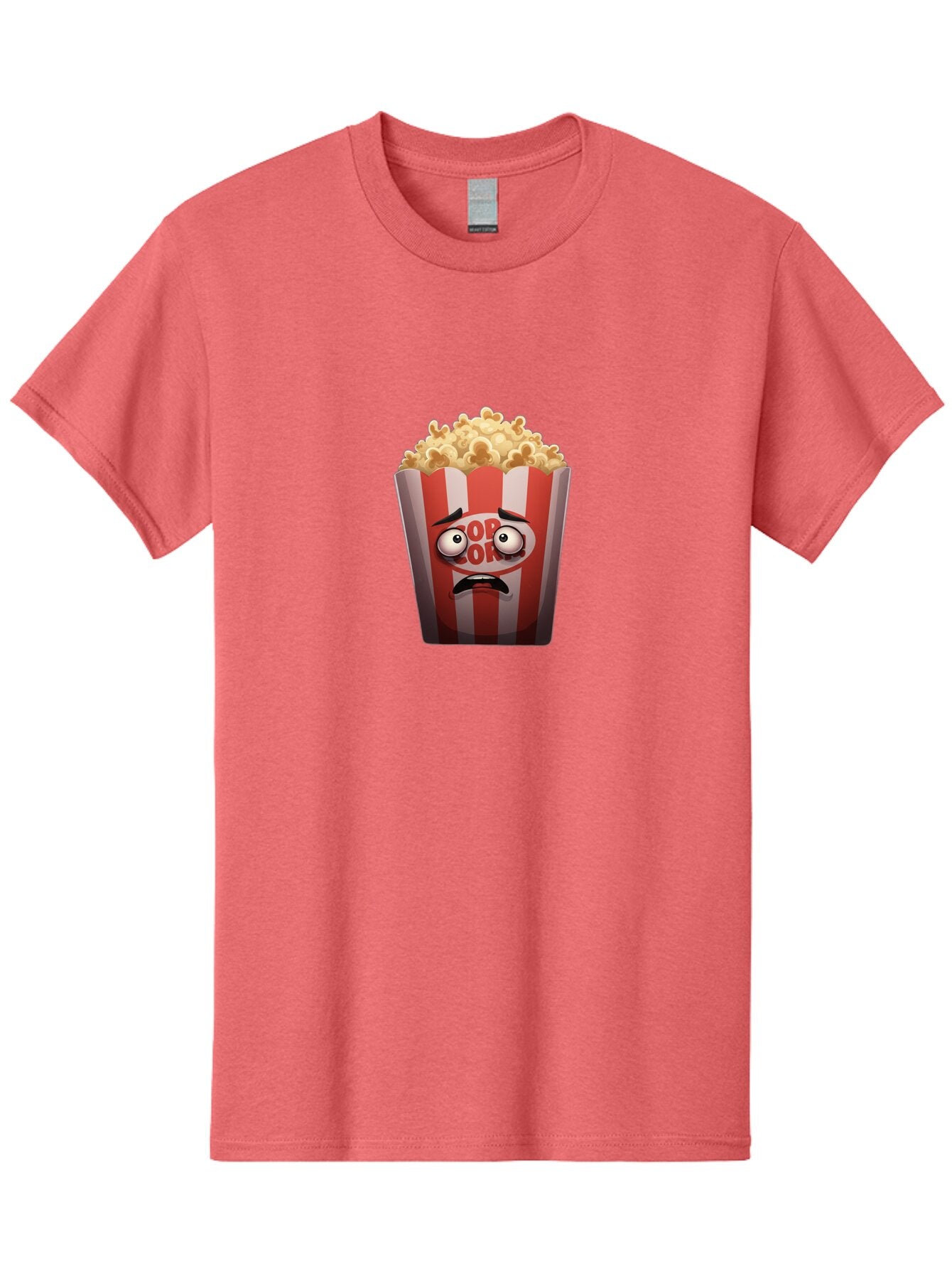 Popcorn-1 Men'S Graphic Tee, 100% Cotton, Comfortable Casual Summer Wear, Machine Washable, Vintage Camera, Old Camera, Antique Camera, Black Camera, Classic Photography, Photography Equipment, Nostalgic Device, Film Camera, Camera Art Ban189
