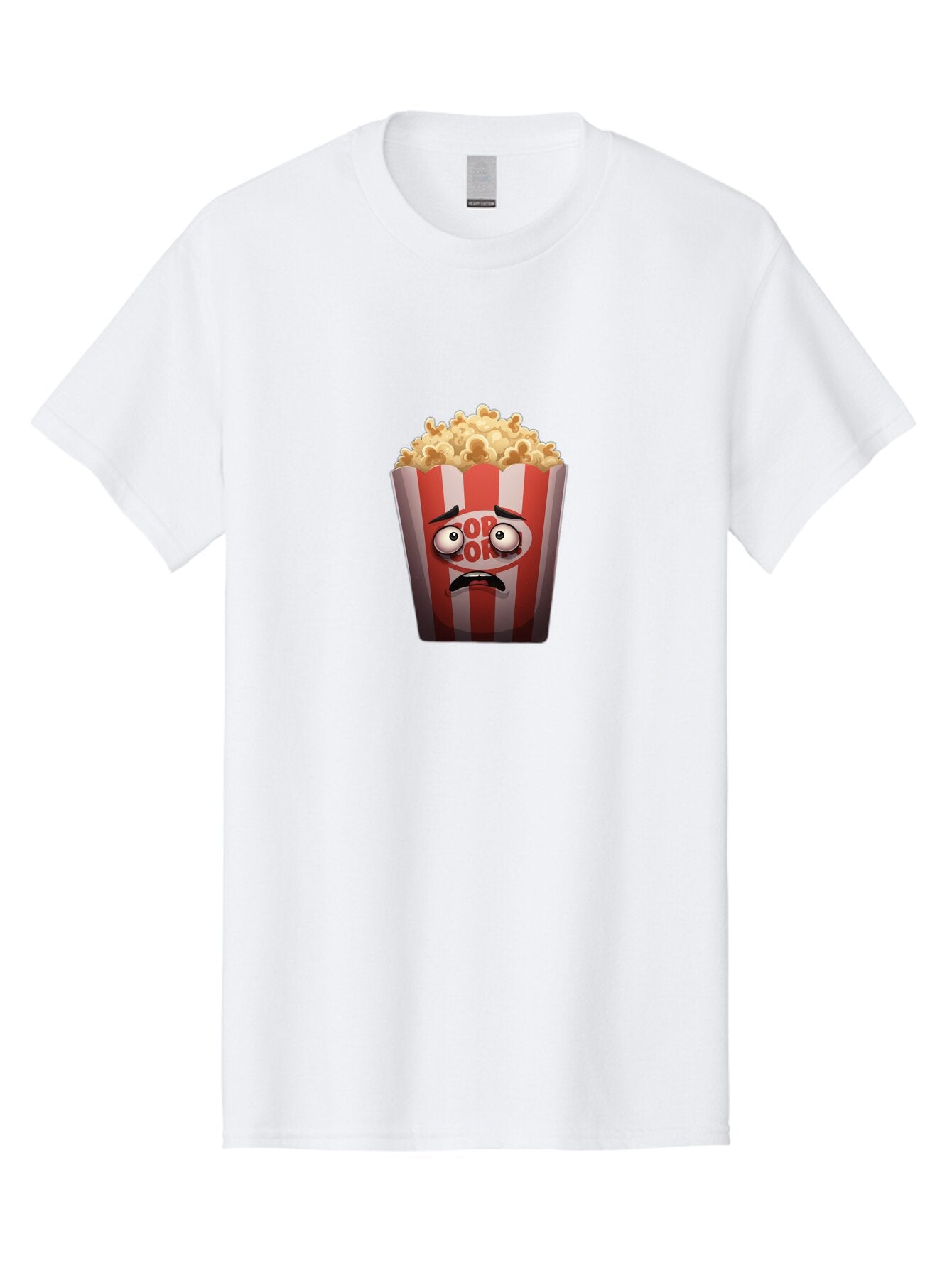 Popcorn-1 Men'S Graphic Tee, 100% Cotton, Comfortable Casual Summer Wear, Machine Washable, Vintage Camera, Old Camera, Antique Camera, Black Camera, Classic Photography, Photography Equipment, Nostalgic Device, Film Camera, Camera Art Ban189 6