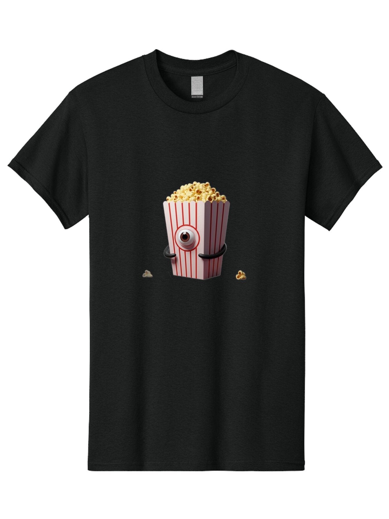 Popcorn-Bucket-1 Men'S Graphic Tee, 100% Cotton, Comfortable Casual Summer Wear, Machine Washable, Vintage Camera, Old Camera, Antique Camera, Black Camera, Classic Photography, Photography Equipment, Nostalgic Device, Film Camera, Camera Art Ban190 14