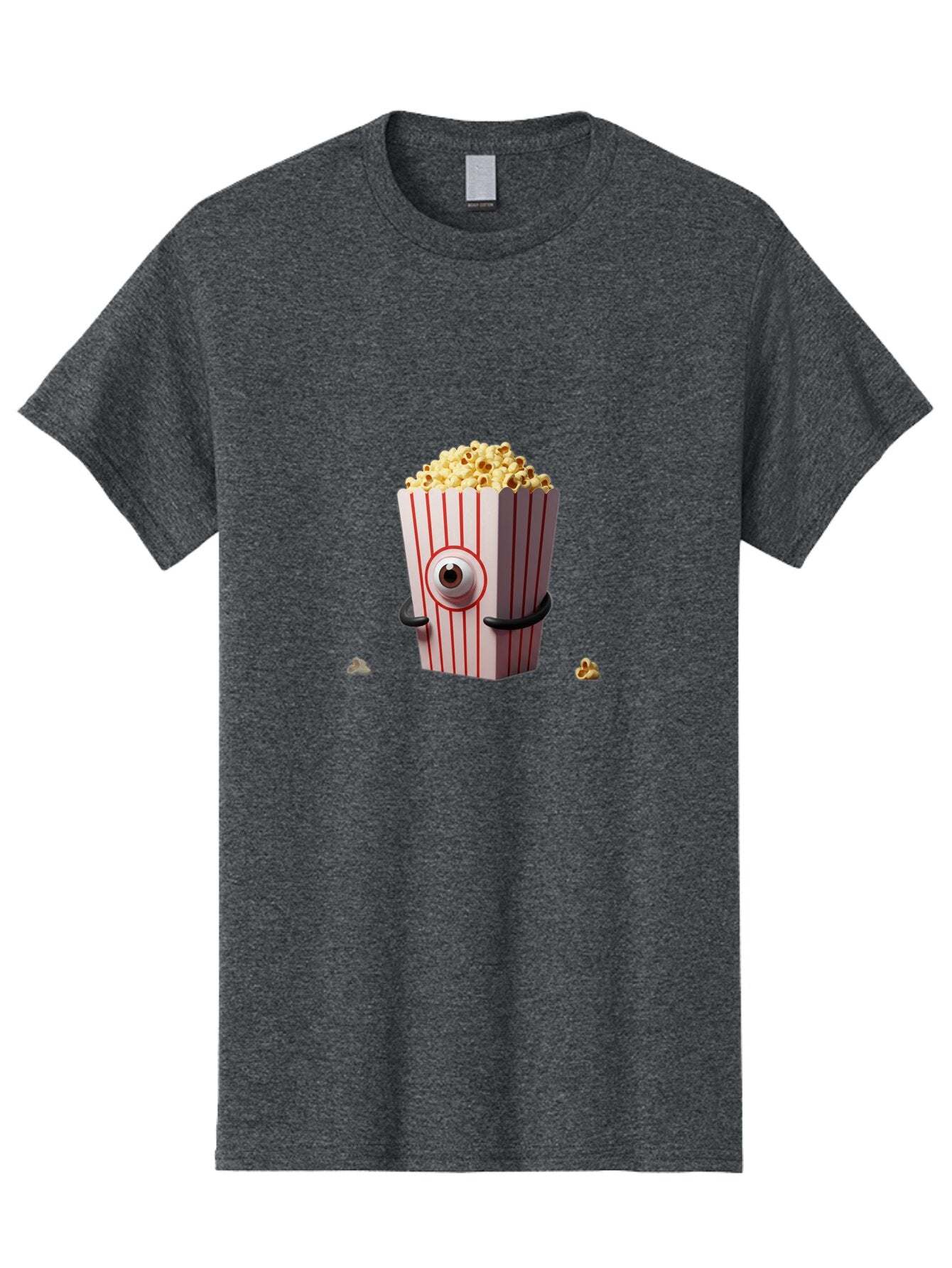 Popcorn-Bucket-1 Men'S Graphic Tee, 100% Cotton, Comfortable Casual Summer Wear, Machine Washable, Vintage Camera, Old Camera, Antique Camera, Black Camera, Classic Photography, Photography Equipment, Nostalgic Device, Film Camera, Camera Art Ban190 15