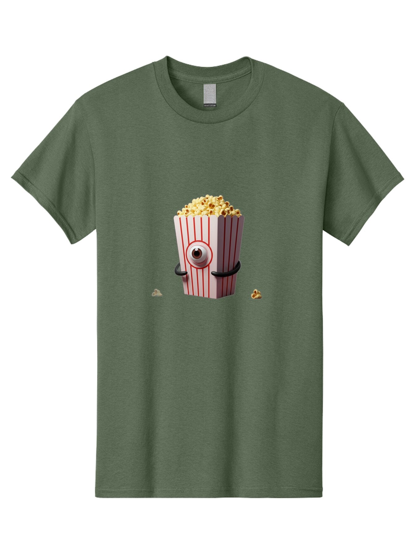 Popcorn-Bucket-1 Men'S Graphic Tee, 100% Cotton, Comfortable Casual Summer Wear, Machine Washable, Vintage Camera, Old Camera, Antique Camera, Black Camera, Classic Photography, Photography Equipment, Nostalgic Device, Film Camera, Camera Art Ban190 7