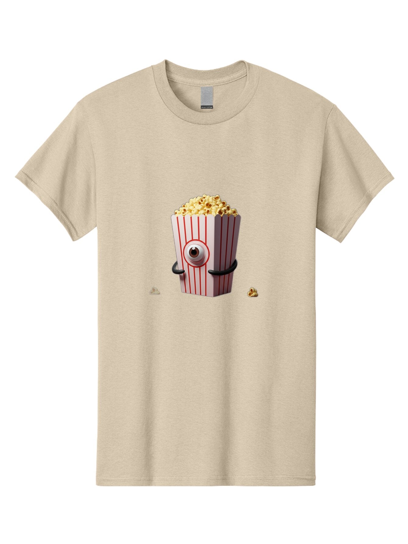 Popcorn-Bucket-1 Men'S Graphic Tee, 100% Cotton, Comfortable Casual Summer Wear, Machine Washable, Vintage Camera, Old Camera, Antique Camera, Black Camera, Classic Photography, Photography Equipment, Nostalgic Device, Film Camera, Camera Art Ban190 5