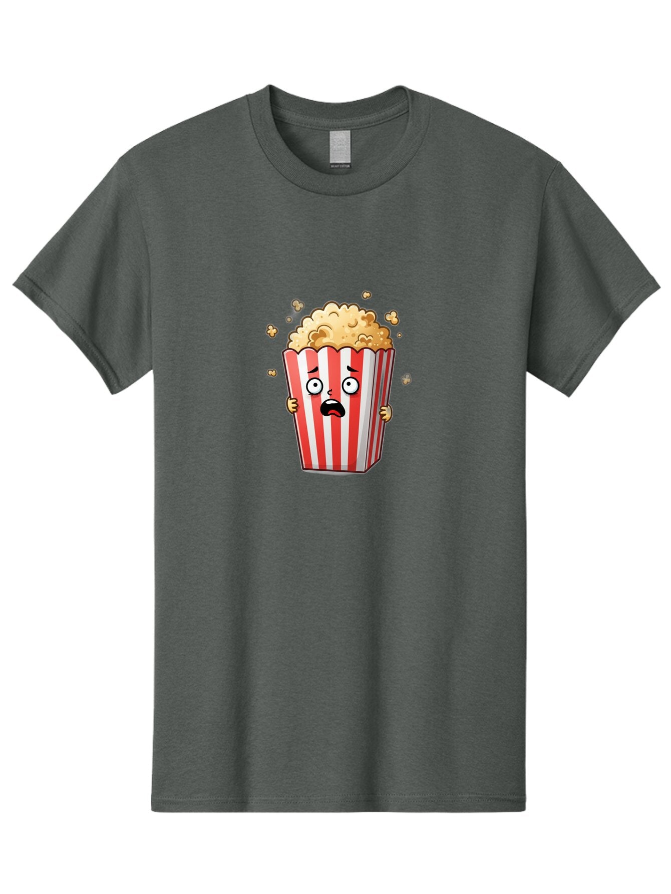 Popcorn-Bucket Men'S Graphic Tee, 100% Cotton, Comfortable Casual Summer Wear, Machine Washable, Vintage Camera, Old Camera, Antique Camera, Black Camera, Classic Photography, Photography Equipment, Nostalgic Device, Film Camera, Camera Art Ban191