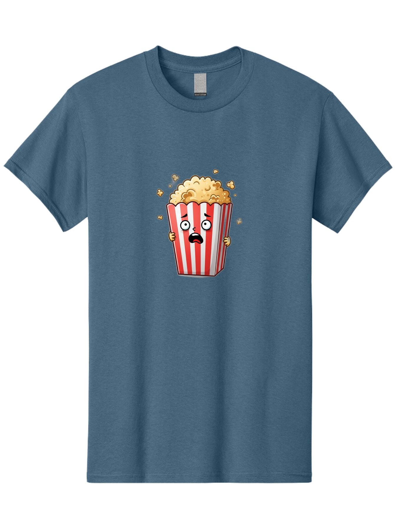 Popcorn-Bucket Men'S Graphic Tee, 100% Cotton, Comfortable Casual Summer Wear, Machine Washable, Vintage Camera, Old Camera, Antique Camera, Black Camera, Classic Photography, Photography Equipment, Nostalgic Device, Film Camera, Camera Art Ban191 9