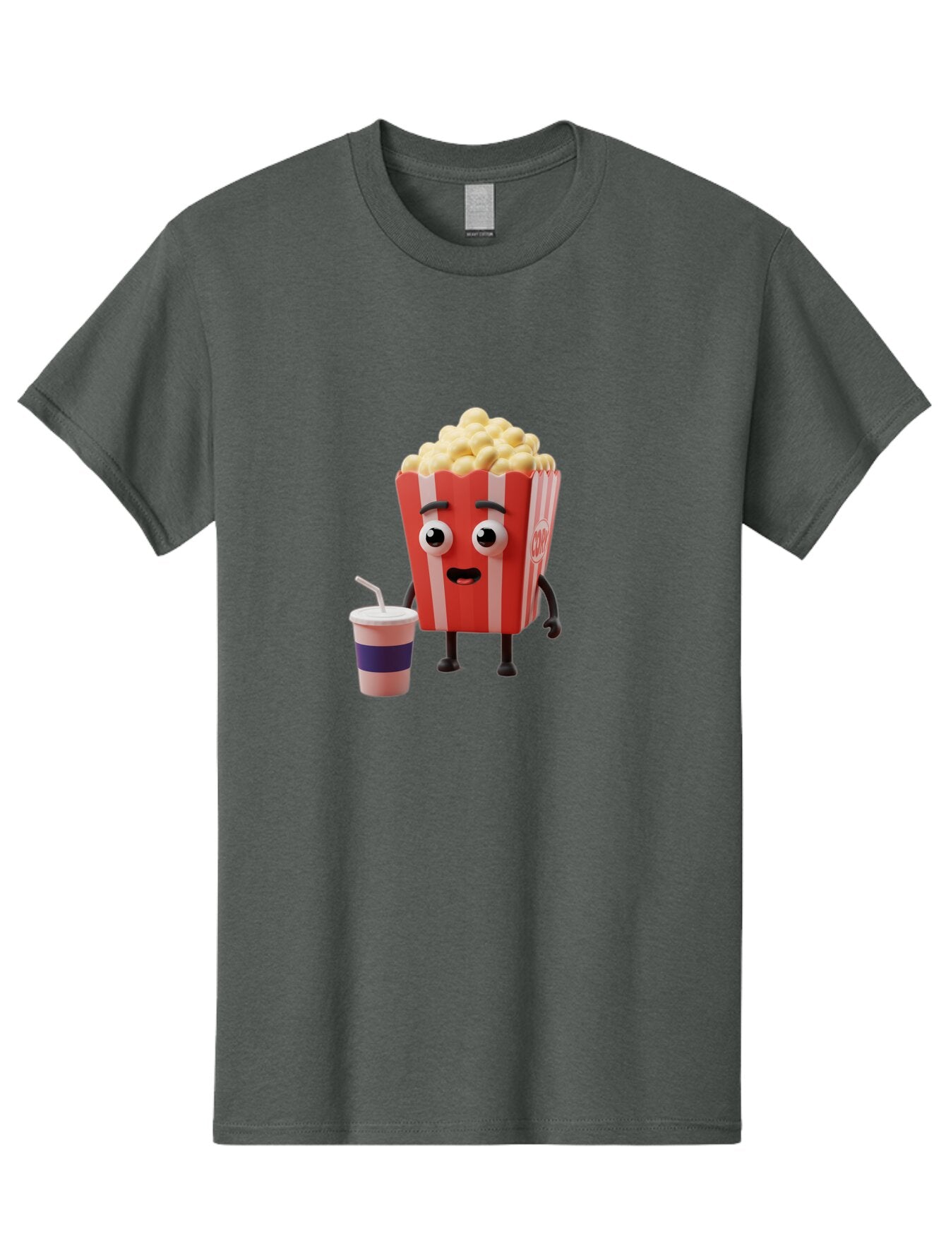 Popcorn Men'S Graphic Tee, 100% Cotton, Comfortable Casual Summer Wear, Machine Washable, Vintage Camera, Old Camera, Antique Camera, Black Camera, Classic Photography, Photography Equipment, Nostalgic Device, Film Camera, Camera Art Ban192 15