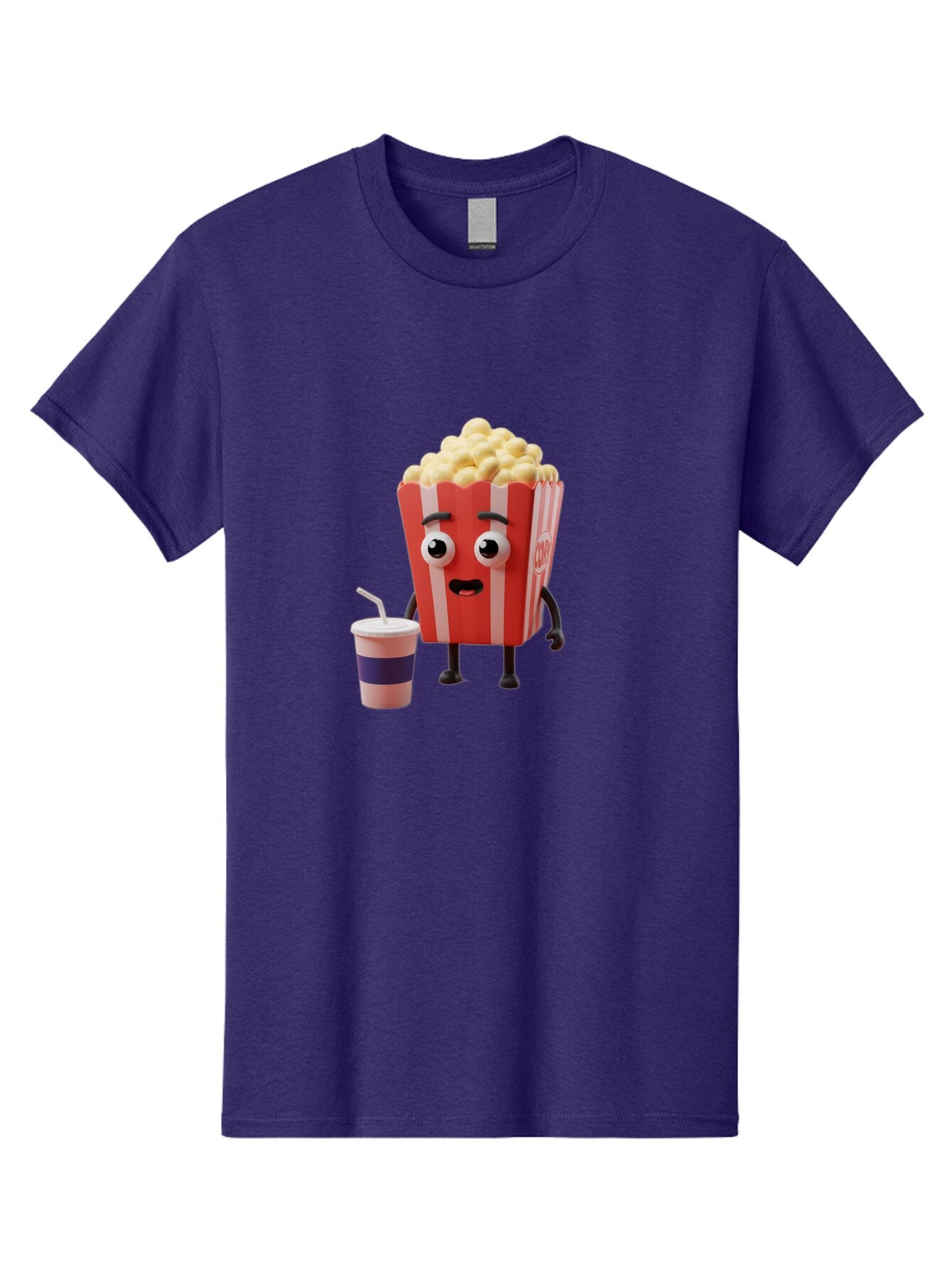 Popcorn Men'S Graphic Tee, 100% Cotton, Comfortable Casual Summer Wear, Machine Washable, Vintage Camera, Old Camera, Antique Camera, Black Camera, Classic Photography, Photography Equipment, Nostalgic Device, Film Camera, Camera Art Ban192