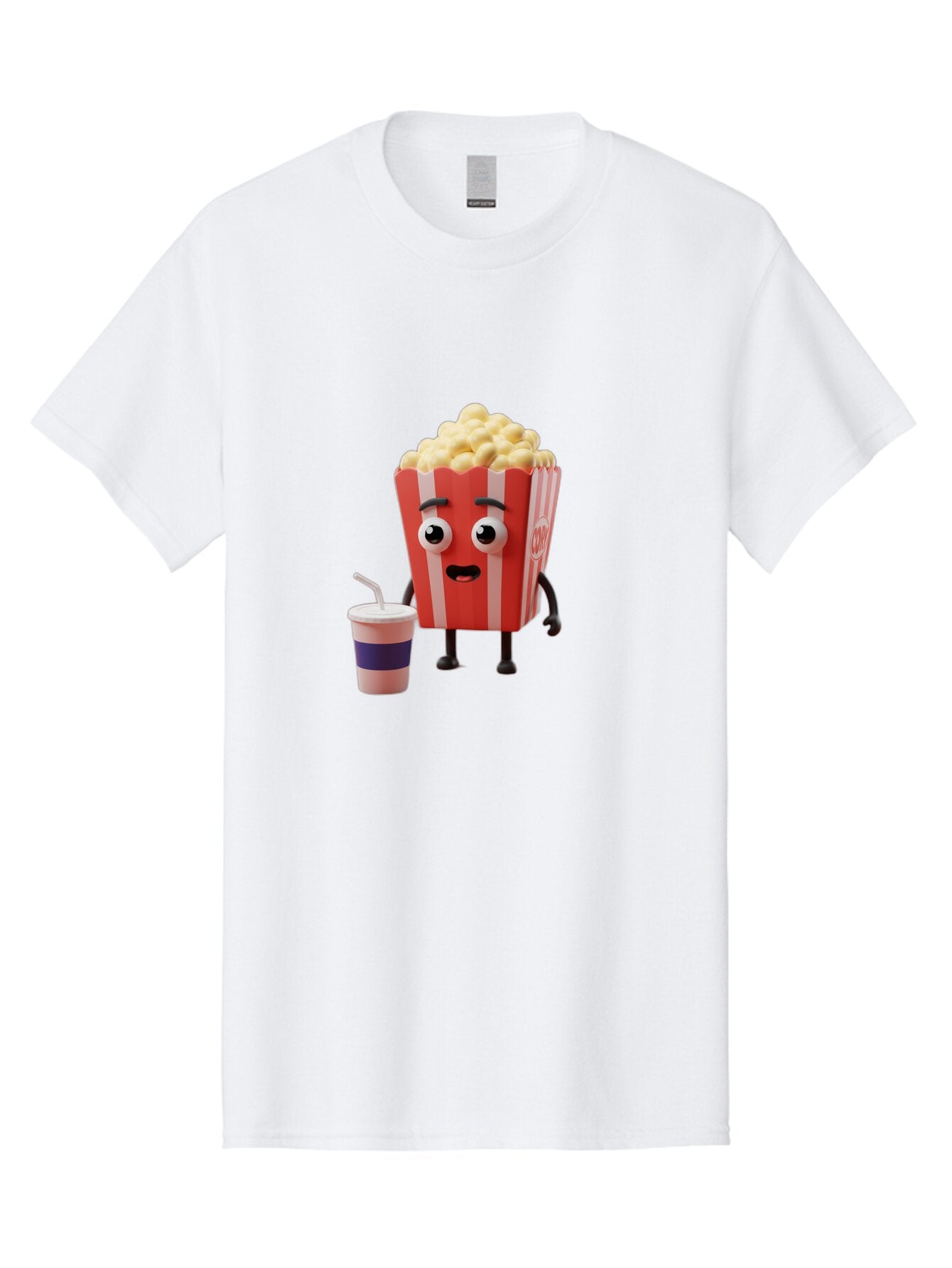Popcorn Men'S Graphic Tee, 100% Cotton, Comfortable Casual Summer Wear, Machine Washable, Vintage Camera, Old Camera, Antique Camera, Black Camera, Classic Photography, Photography Equipment, Nostalgic Device, Film Camera, Camera Art Ban192 8