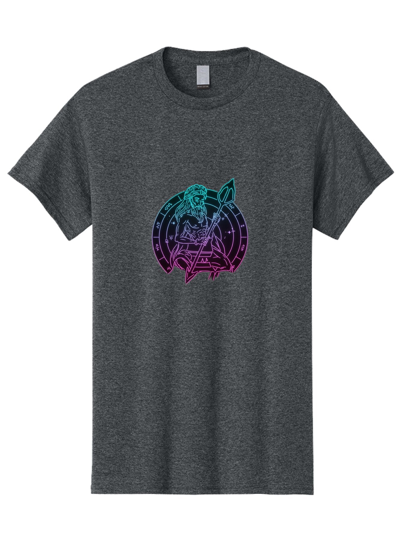 Poseidon-Zodiac Men'S Graphic Tee, 100% Cotton, Comfortable Casual Summer Wear, Machine Washable, Vintage Camera, Old Camera, Antique Camera, Black Camera, Classic Photography, Photography Equipment, Nostalgic Device, Film Camera, Camera Art Ban194 3