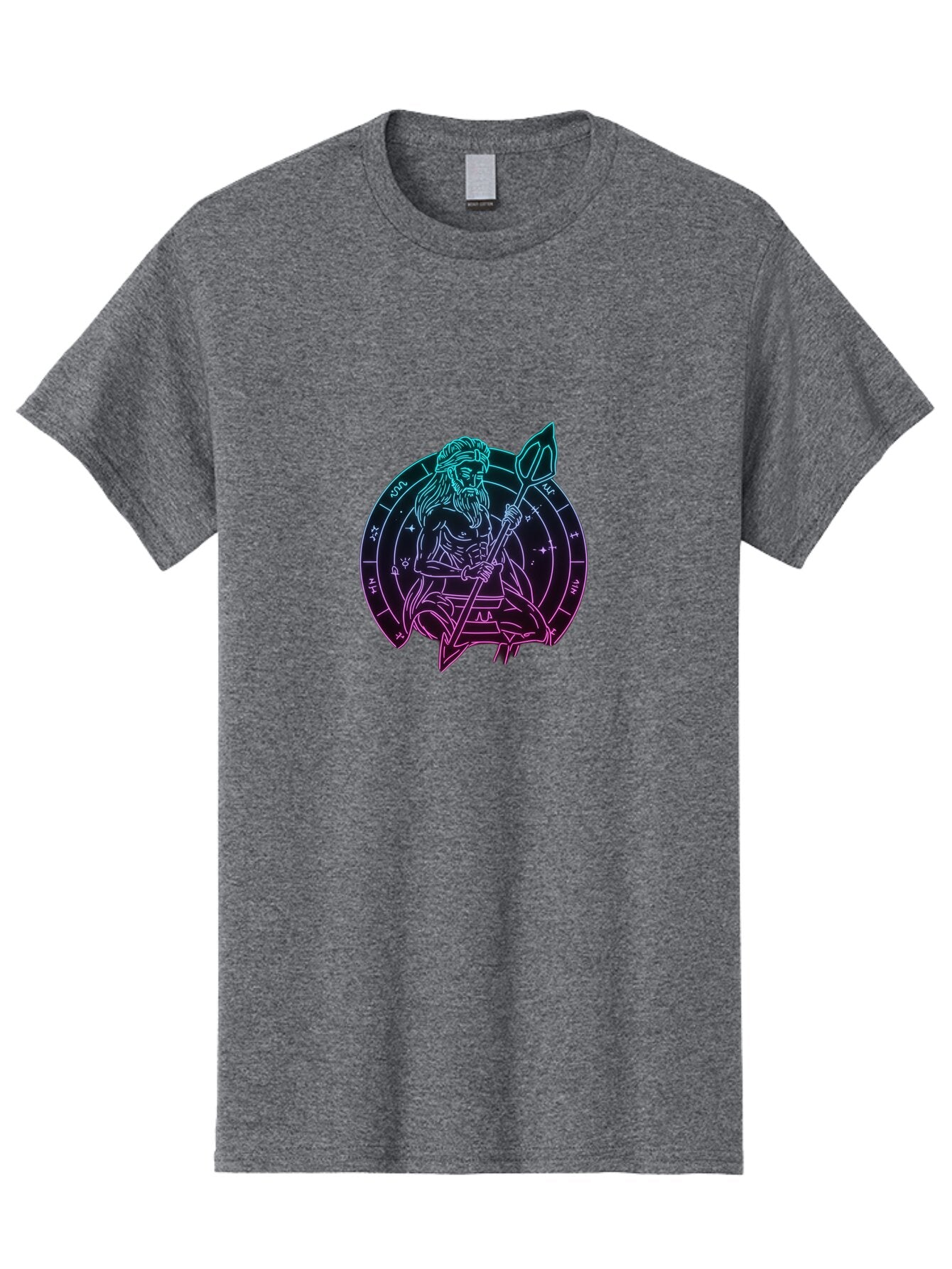 Poseidon-Zodiac Men'S Graphic Tee, 100% Cotton, Comfortable Casual Summer Wear, Machine Washable, Vintage Camera, Old Camera, Antique Camera, Black Camera, Classic Photography, Photography Equipment, Nostalgic Device, Film Camera, Camera Art Ban194 6
