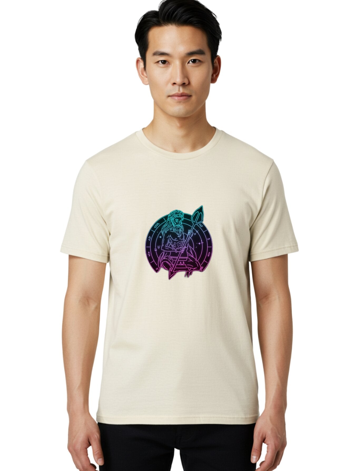 Poseidon-Zodiac Men'S Graphic Tee, 100% Cotton, Comfortable Casual Summer Wear, Machine Washable, Vintage Camera, Old Camera, Antique Camera, Black Camera, Classic Photography, Photography Equipment, Nostalgic Device, Film Camera, Camera Art Ban194 19
