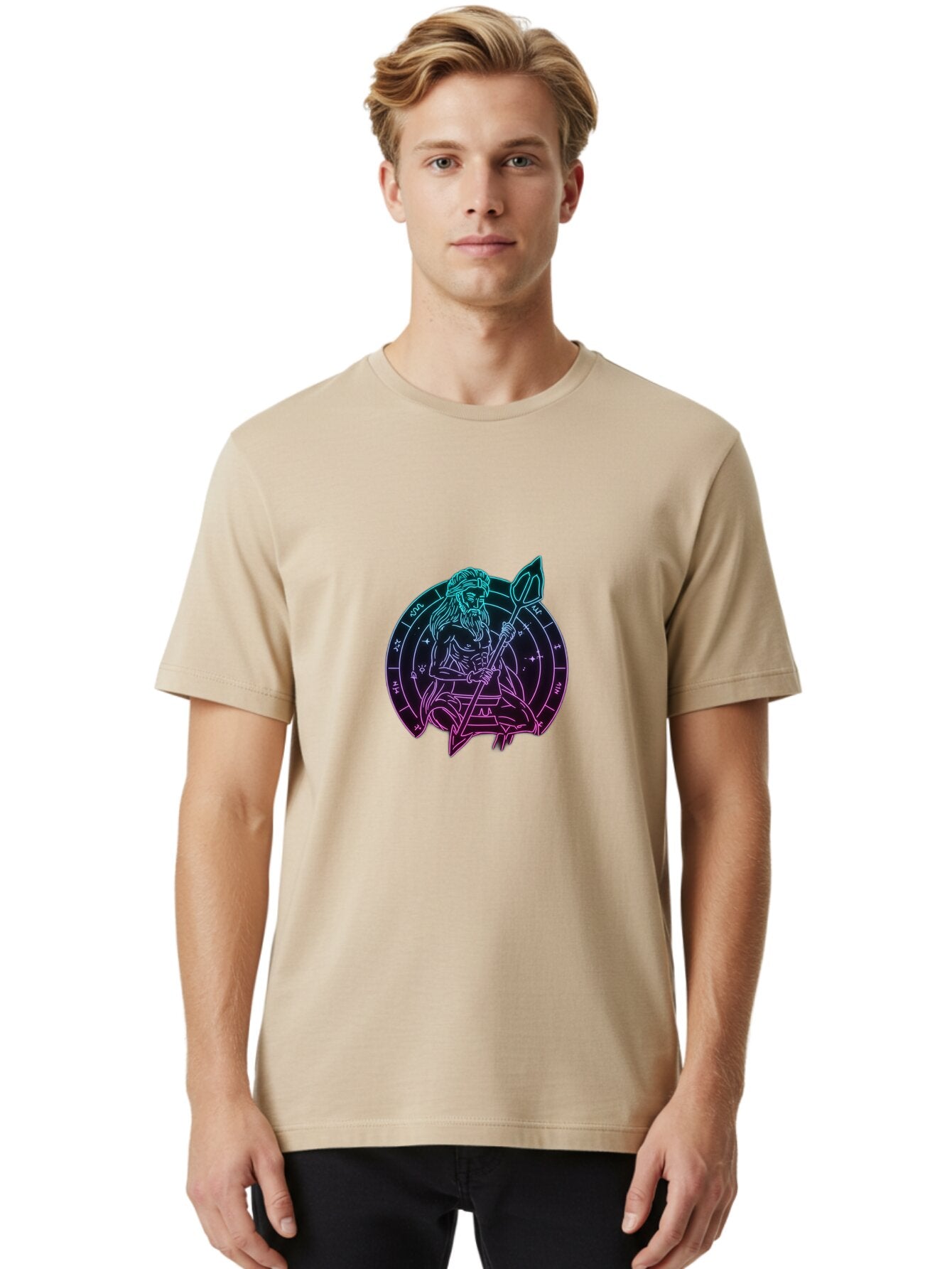 Poseidon-Zodiac Men'S Graphic Tee, 100% Cotton, Comfortable Casual Summer Wear, Machine Washable, Vintage Camera, Old Camera, Antique Camera, Black Camera, Classic Photography, Photography Equipment, Nostalgic Device, Film Camera, Camera Art Ban194 16