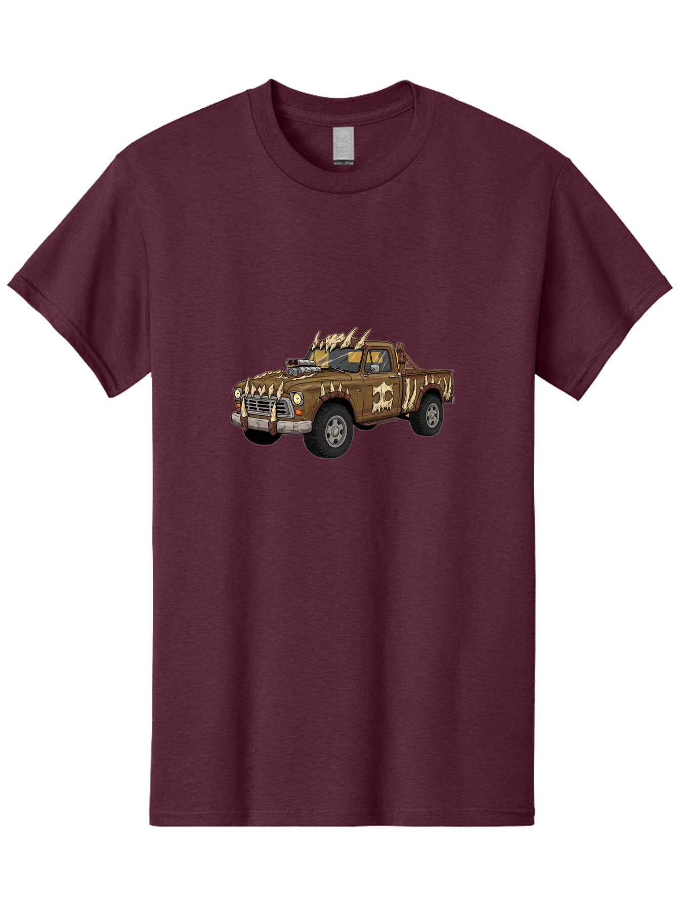 Post-Apocalyptic-Pickup-Truck Men'S Graphic Tee, 100% Cotton, Comfortable Casual Summer Wear, Machine Washable, Vintage Camera, Old Camera, Antique Camera, Black Camera, Classic Photography, Photography Equipment, Nostalgic Device, Ban195 11