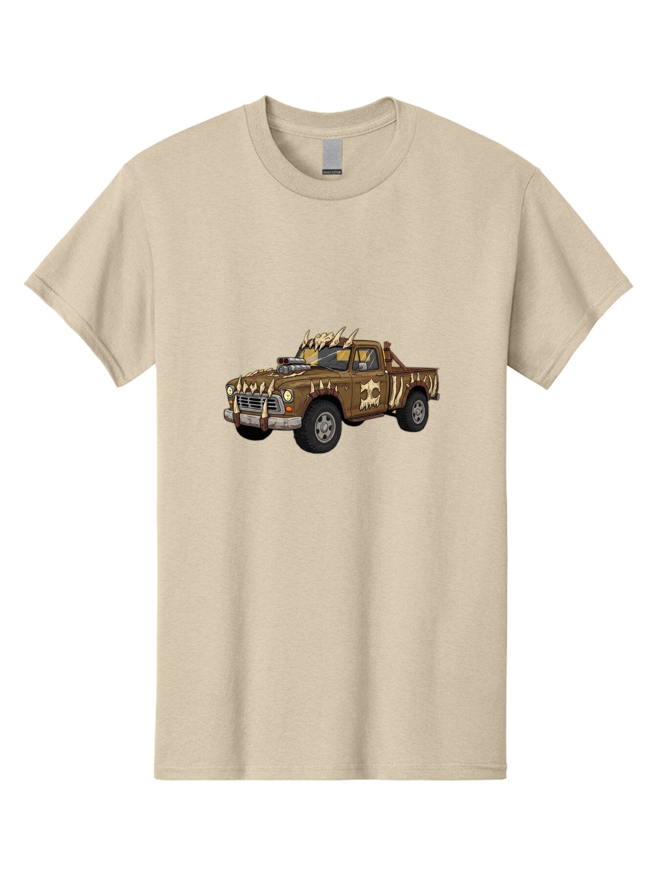 Post-Apocalyptic-Pickup-Truck Men'S Graphic Tee, 100% Cotton, Comfortable Casual Summer Wear, Machine Washable, Vintage Camera, Old Camera, Antique Camera, Black Camera, Classic Photography, Photography Equipment, Nostalgic Device, Ban195 10