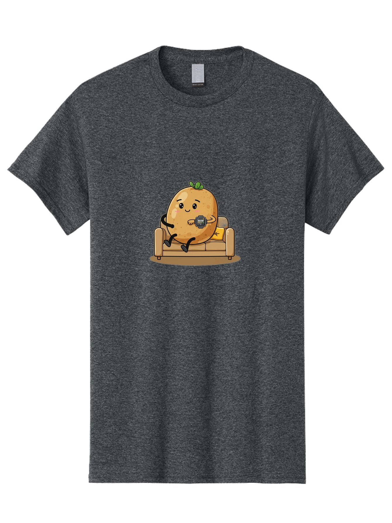 Potato-On-Couch-1 Men'S Graphic Tee, 100% Cotton, Comfortable Casual Summer Wear, Machine Washable, Vintage Camera, Old Camera, Antique Camera, Black Camera, Classic Photography, Photography Equipment, Nostalgic Device, Film Camera, Camera Art Ban196 15