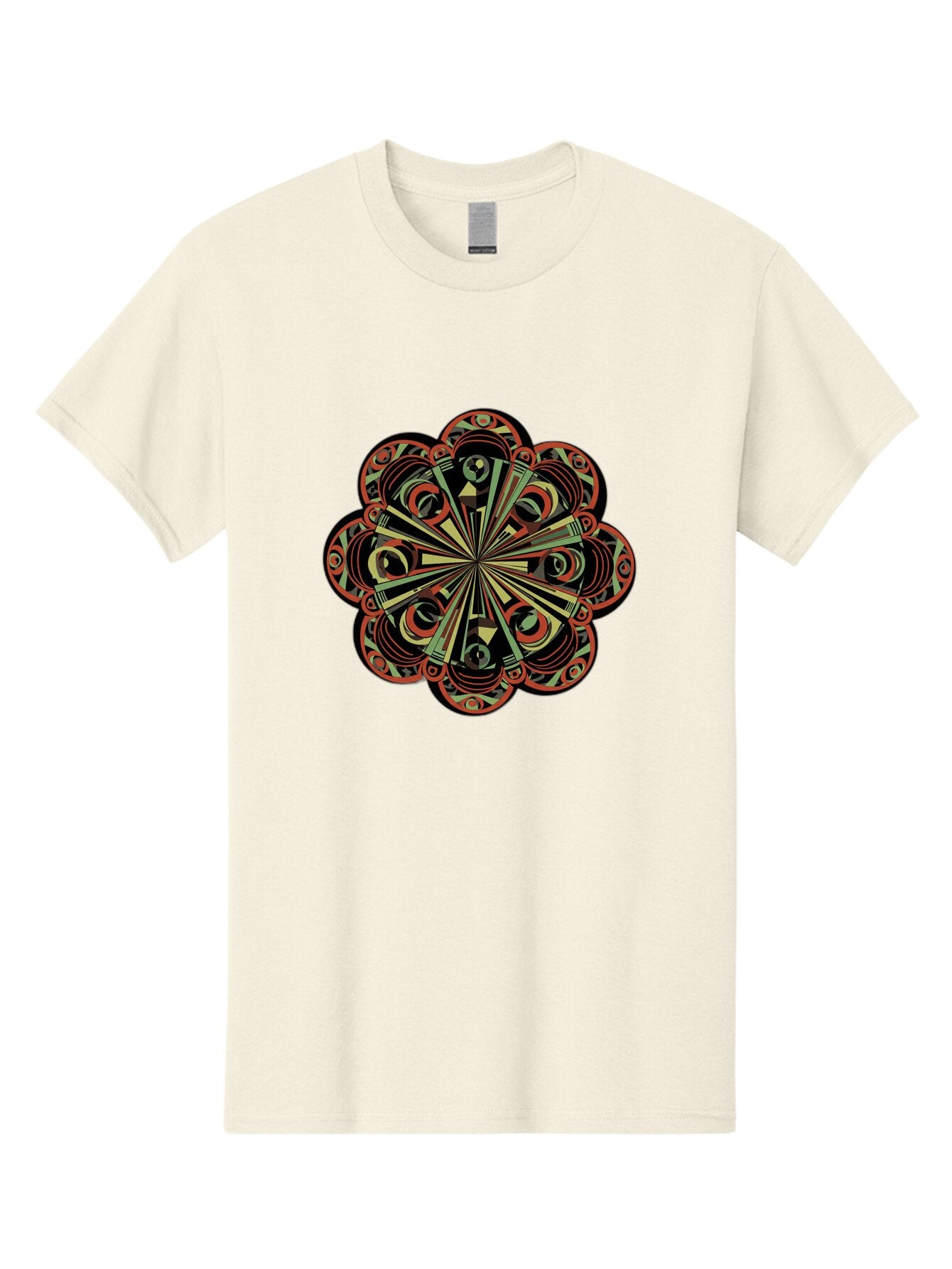 Psychedelic-Mandala Men'S Graphic Tee, 100% Cotton, Comfortable Casual Summer Wear, Machine Washable, Vintage Camera, Old Camera, Antique Camera, Black Camera, Classic Photography, Photography Equipment, Nostalgic Device, Film Camera, Ban206