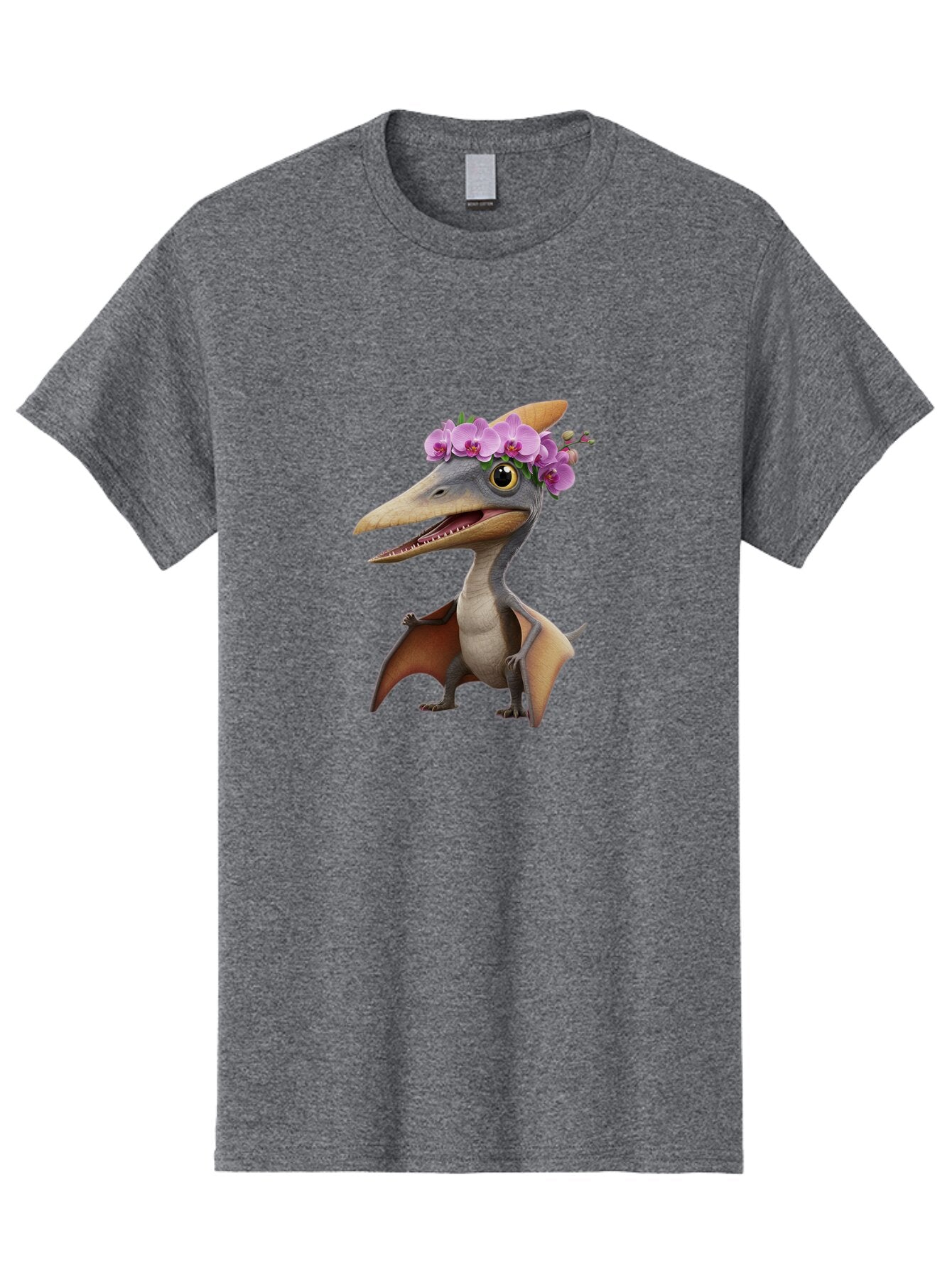 Pterodactyl-With-Flowers Men'S Graphic Tee, 100% Cotton, Comfortable Casual Summer Wear, Machine Washable, Vintage Camera, Old Camera, Antique Camera, Black Camera, Classic Photography, Photography Equipment, Nostalgic Device, Film Camera, Ban208 9