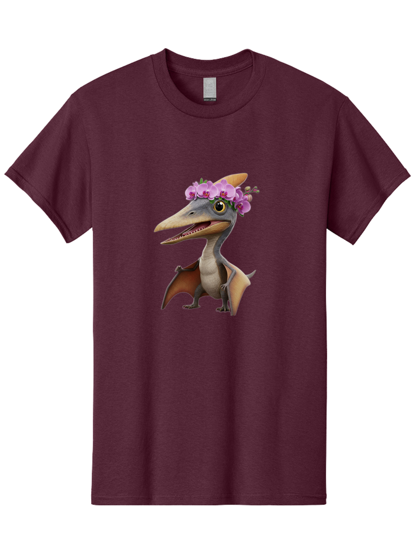 Pterodactyl-With-Flowers Men'S Graphic Tee, 100% Cotton, Comfortable Casual Summer Wear, Machine Washable, Vintage Camera, Old Camera, Antique Camera, Black Camera, Classic Photography, Photography Equipment, Nostalgic Device, Film Camera, Ban208 14