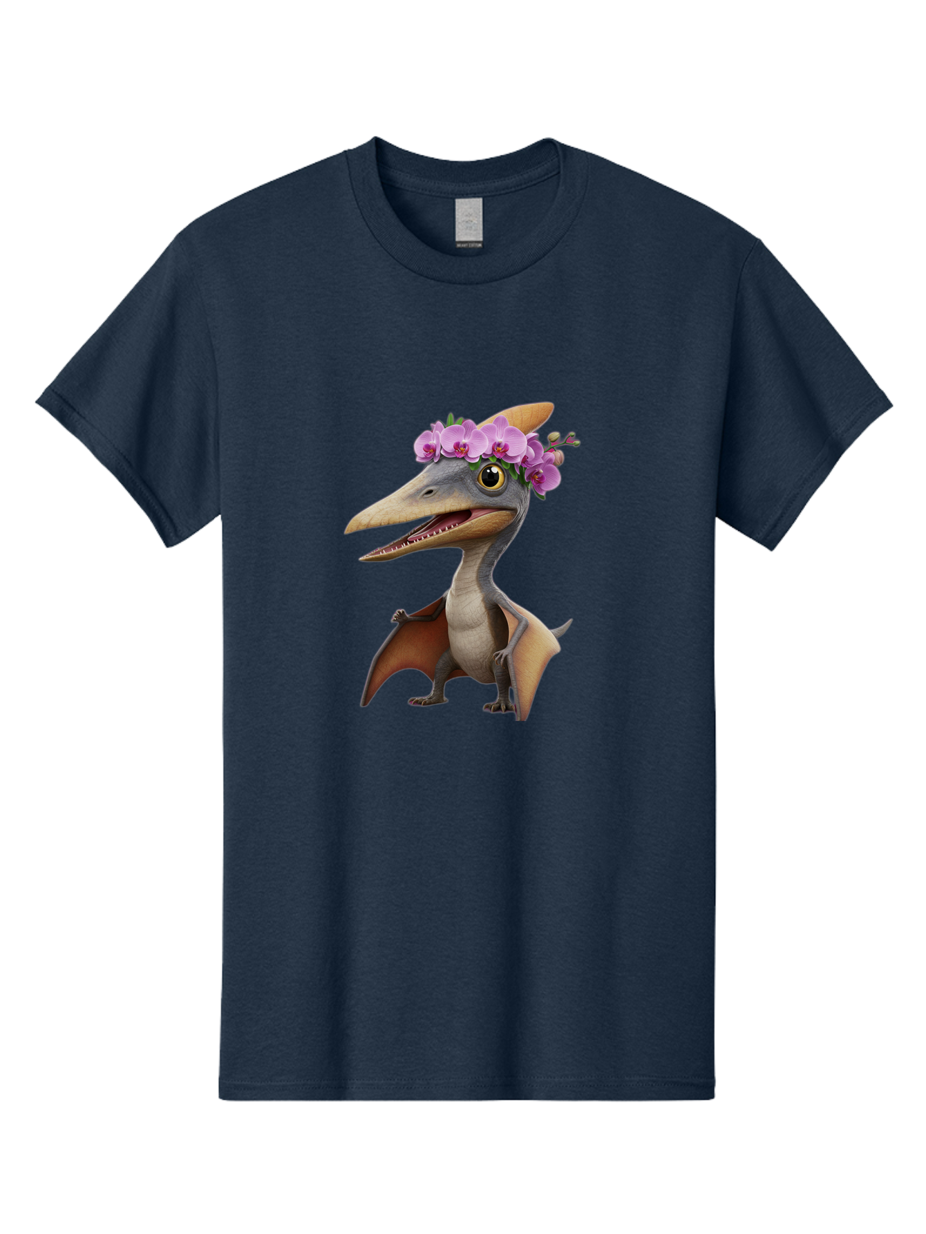 Pterodactyl-With-Flowers Men'S Graphic Tee, 100% Cotton, Comfortable Casual Summer Wear, Machine Washable, Vintage Camera, Old Camera, Antique Camera, Black Camera, Classic Photography, Photography Equipment, Nostalgic Device, Film Camera, Ban208 12