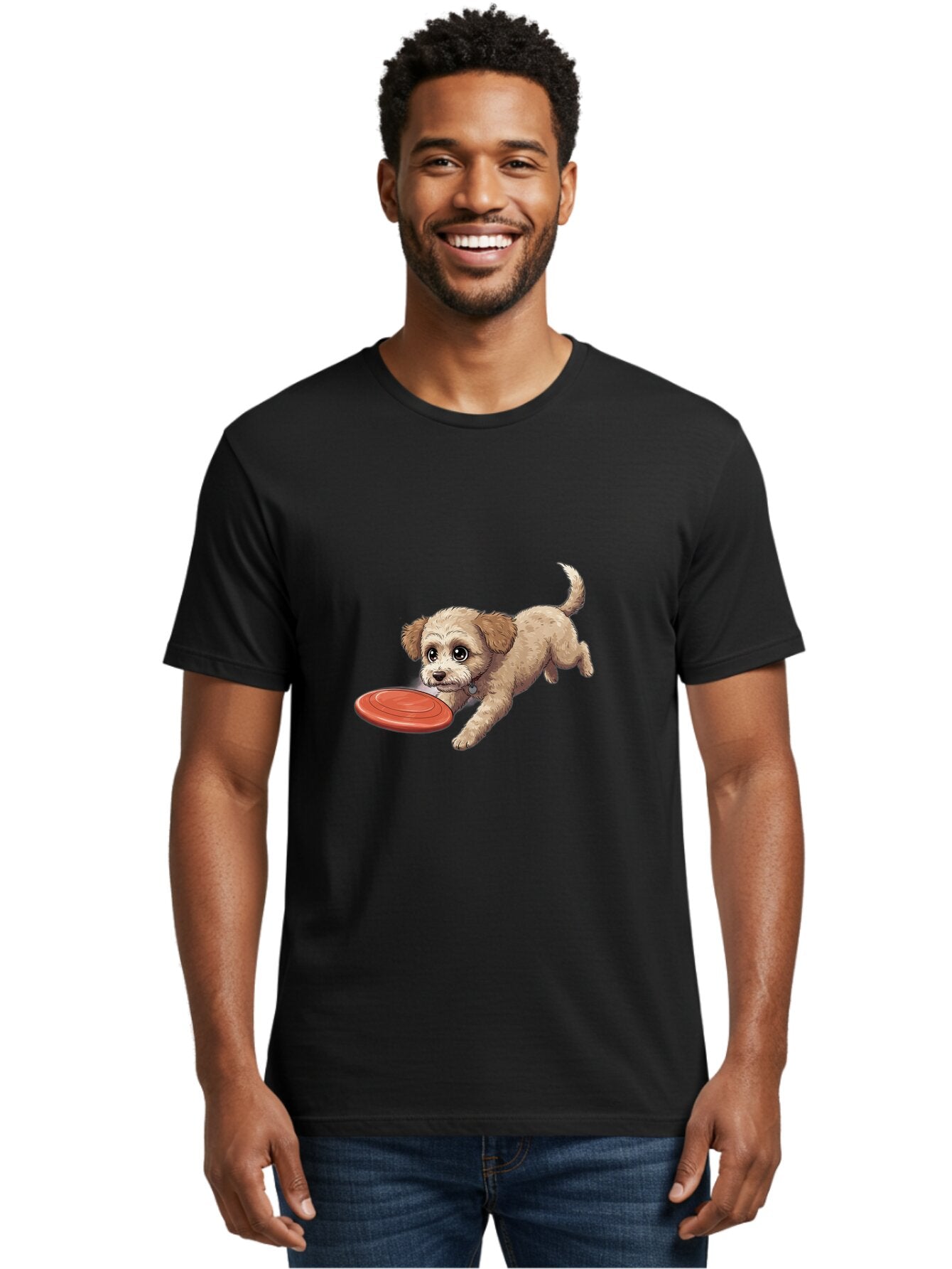 Puppy-With-Frisbee Men'S Graphic Tee, 100% Cotton, Comfortable Casual Summer Wear, Machine Washable, Vintage Camera, Old Camera, Antique Camera, Black Camera, Classic Photography, Photography Equipment, Nostalgic Device, Film Camera, Ban212 18