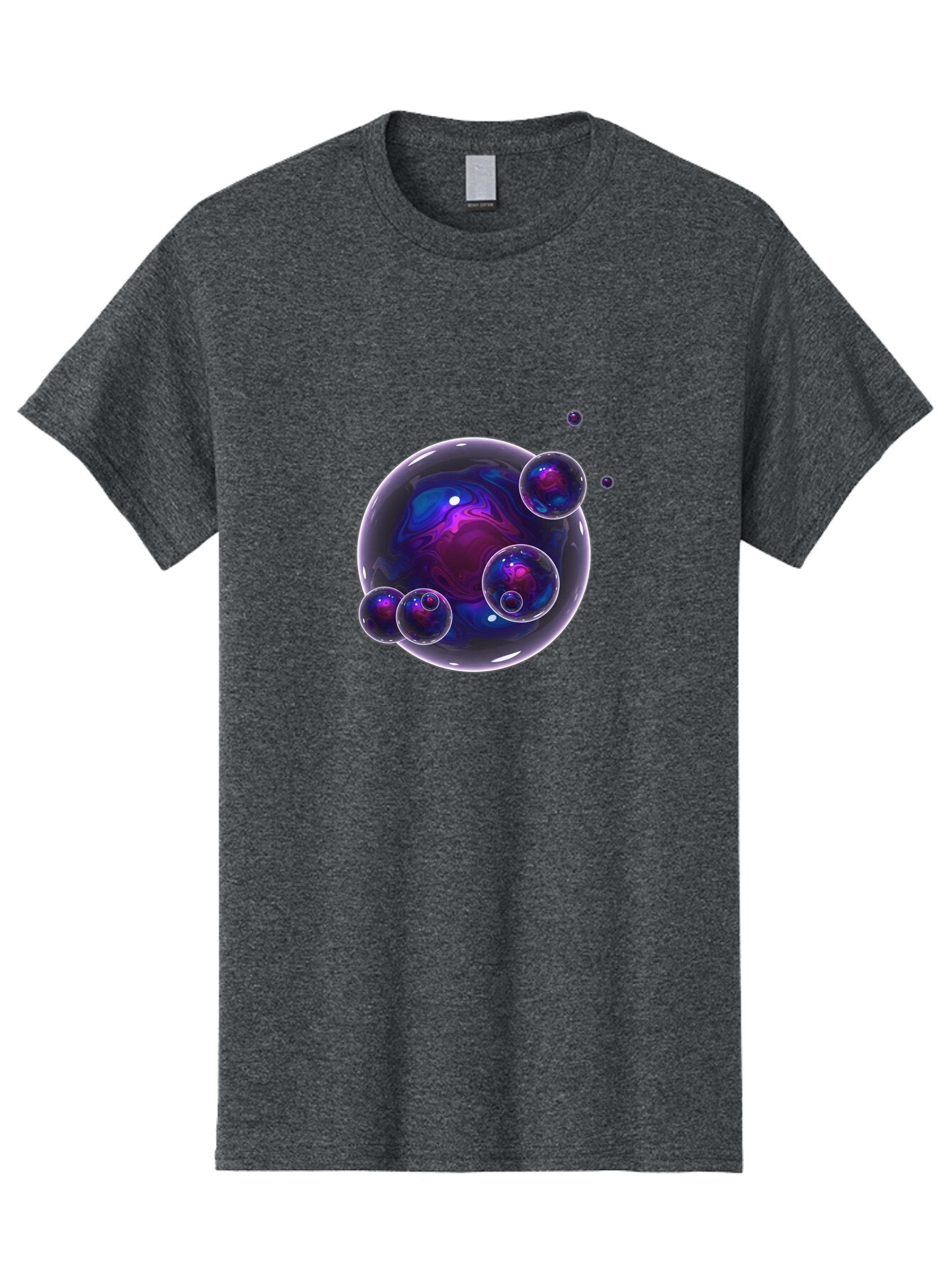 Purple-Bubbles-1 Men'S Graphic Tee, 100% Cotton, Comfortable Casual Summer Wear, Machine Washable, Vintage Camera, Old Camera, Antique Camera, Black Camera, Classic Photography, Photography Equipment, Nostalgic Device, Film Camera, Camera Art Ban213 6