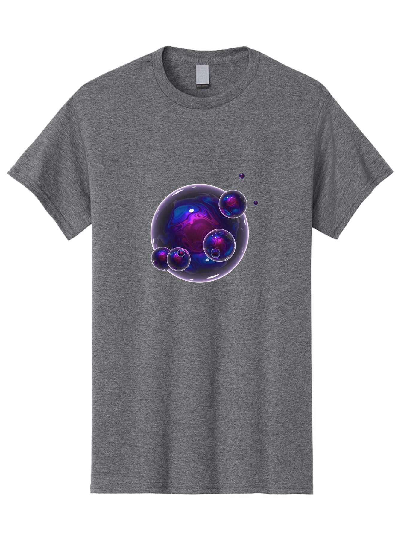 Purple-Bubbles-1 Men'S Graphic Tee, 100% Cotton, Comfortable Casual Summer Wear, Machine Washable, Vintage Camera, Old Camera, Antique Camera, Black Camera, Classic Photography, Photography Equipment, Nostalgic Device, Film Camera, Camera Art Ban213 12