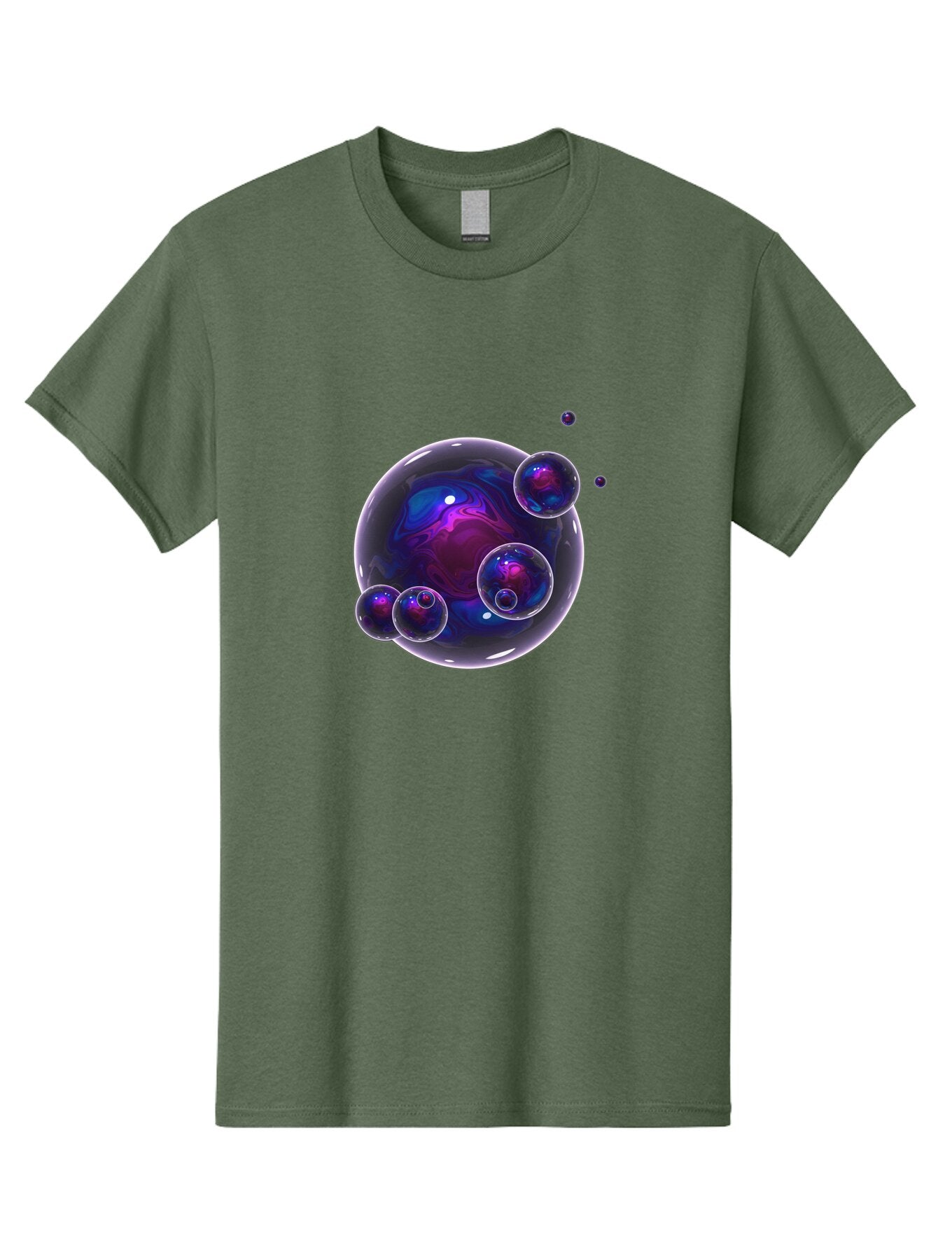 Purple-Bubbles-1 Men'S Graphic Tee, 100% Cotton, Comfortable Casual Summer Wear, Machine Washable, Vintage Camera, Old Camera, Antique Camera, Black Camera, Classic Photography, Photography Equipment, Nostalgic Device, Film Camera, Camera Art Ban213 15