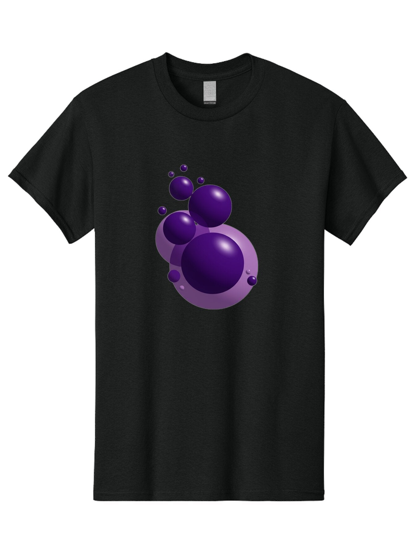 Purple-Bubbles Men'S Graphic Tee, 100% Cotton, Comfortable Casual Summer Wear, Machine Washable, Vintage Camera, Old Camera, Antique Camera, Black Camera, Classic Photography, Photography Equipment, Nostalgic Device, Film Camera, Camera Art Ban214 4