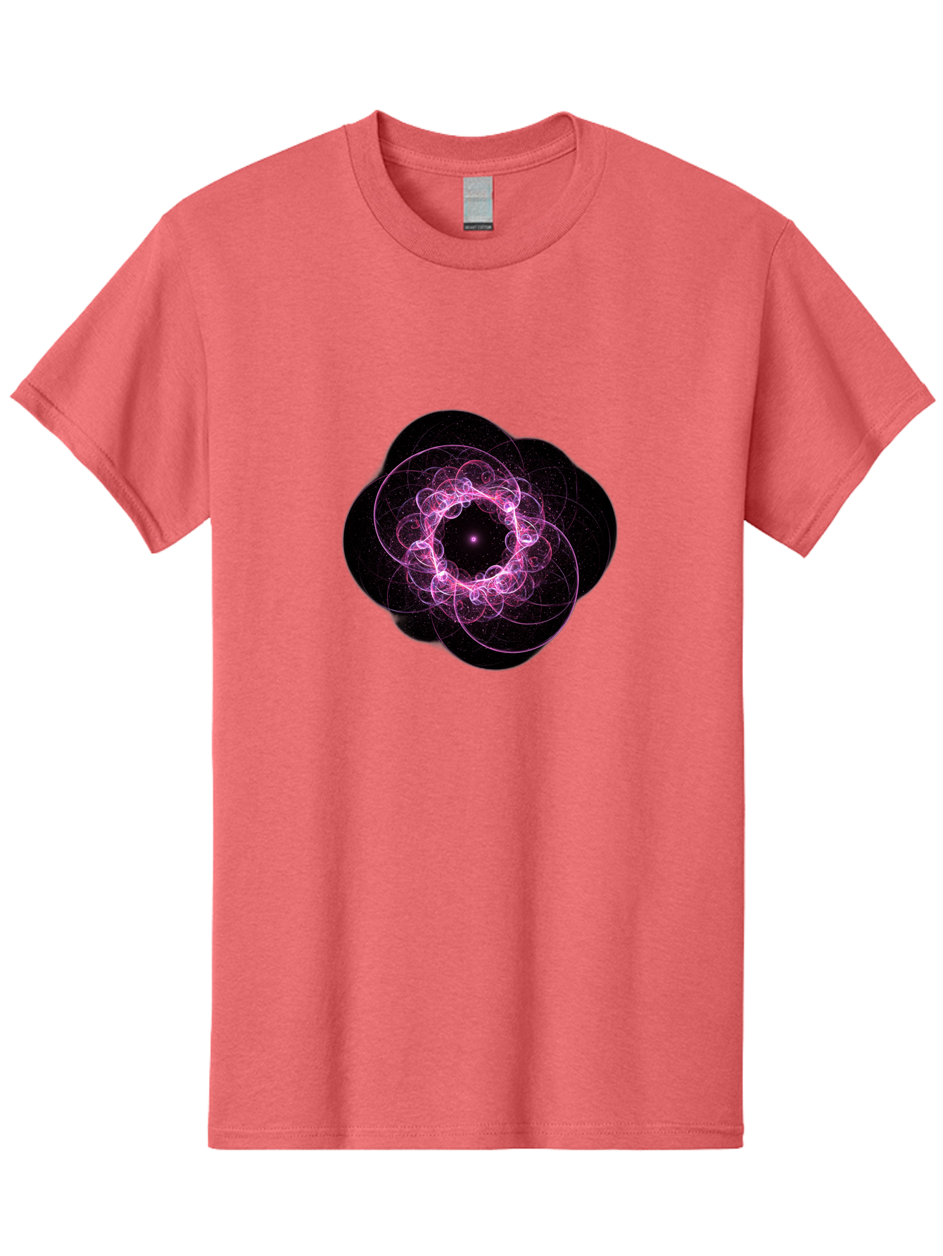 Purple-Fractal-Flower Men'S Graphic Tee, 100% Cotton, Comfortable Casual Summer Wear, Machine Washable, Vintage Camera, Old Camera, Antique Camera, Black Camera, Classic Photography, Photography Equipment, Nostalgic Device, Film Camera, Ban222