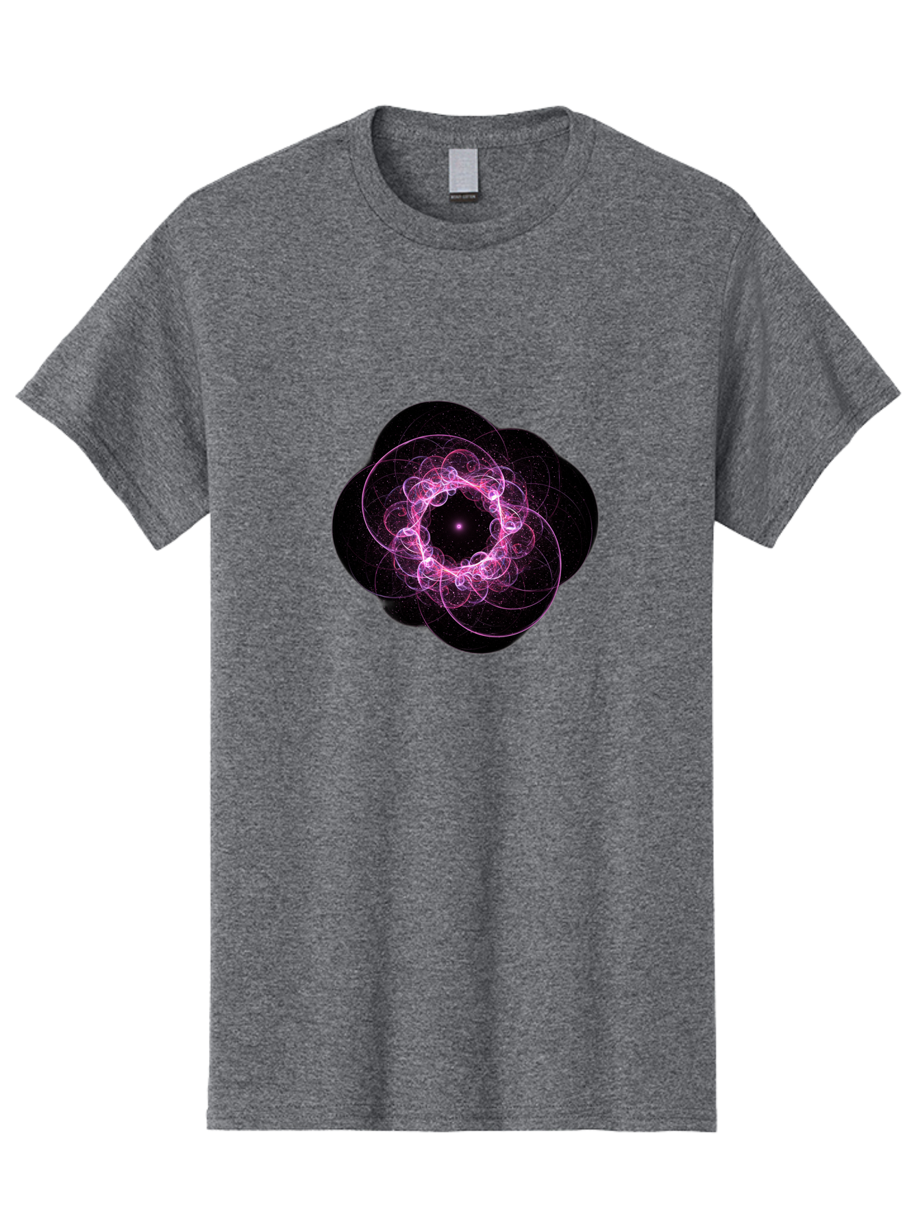 Purple-Fractal-Flower Men'S Graphic Tee, 100% Cotton, Comfortable Casual Summer Wear, Machine Washable, Vintage Camera, Old Camera, Antique Camera, Black Camera, Classic Photography, Photography Equipment, Nostalgic Device, Film Camera, Ban222