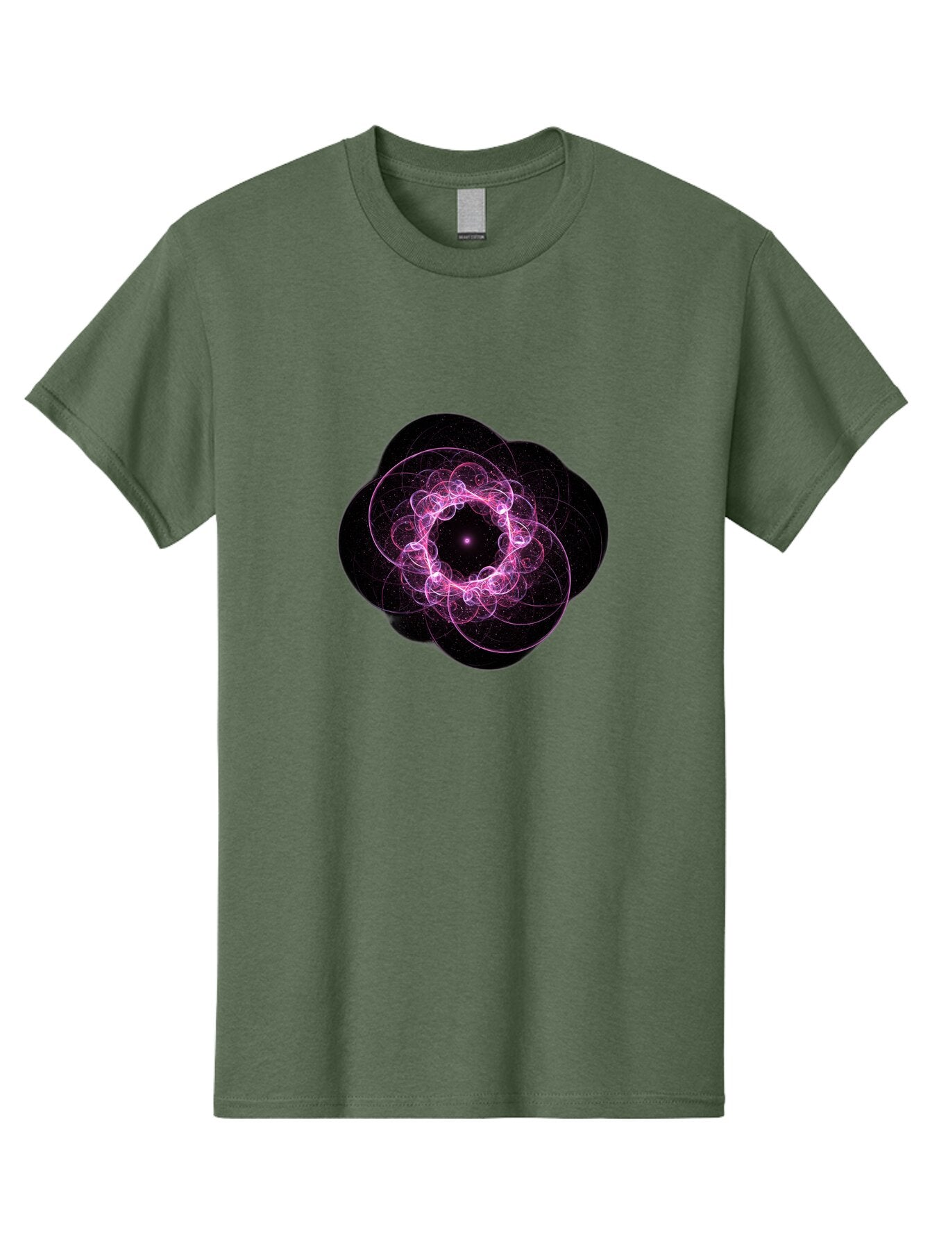 Purple-Fractal-Flower Men'S Graphic Tee, 100% Cotton, Comfortable Casual Summer Wear, Machine Washable, Vintage Camera, Old Camera, Antique Camera, Black Camera, Classic Photography, Photography Equipment, Nostalgic Device, Film Camera, Ban222 3
