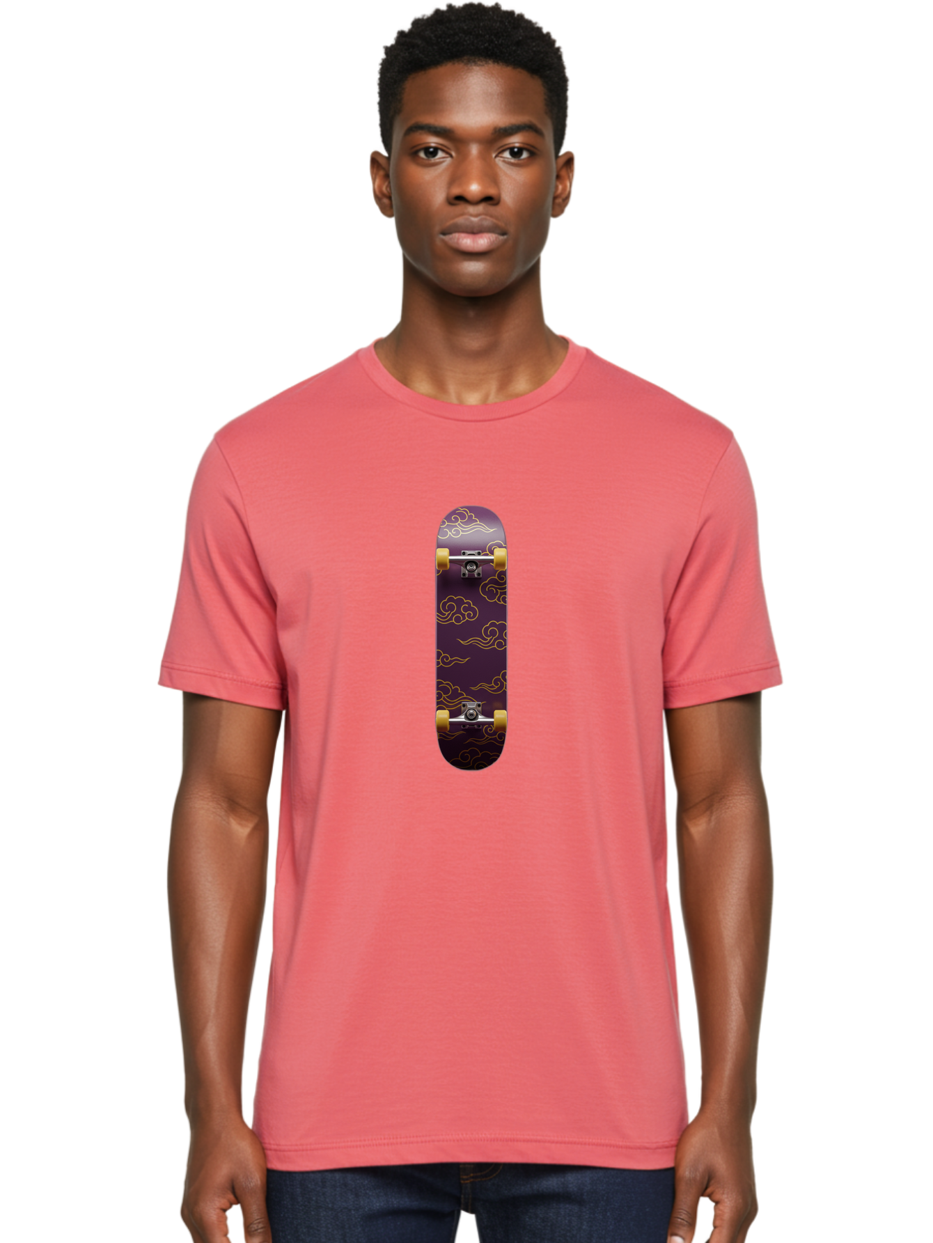 Purple-Skateboard Men'S Graphic Tee, 100% Cotton, Comfortable Casual Summer Wear, Machine Washable, Vintage Camera, Old Camera, Antique Camera, Black Camera, Classic Photography, Photography Equipment, Nostalgic Device, Film Camera, Camera Art Ban226 25