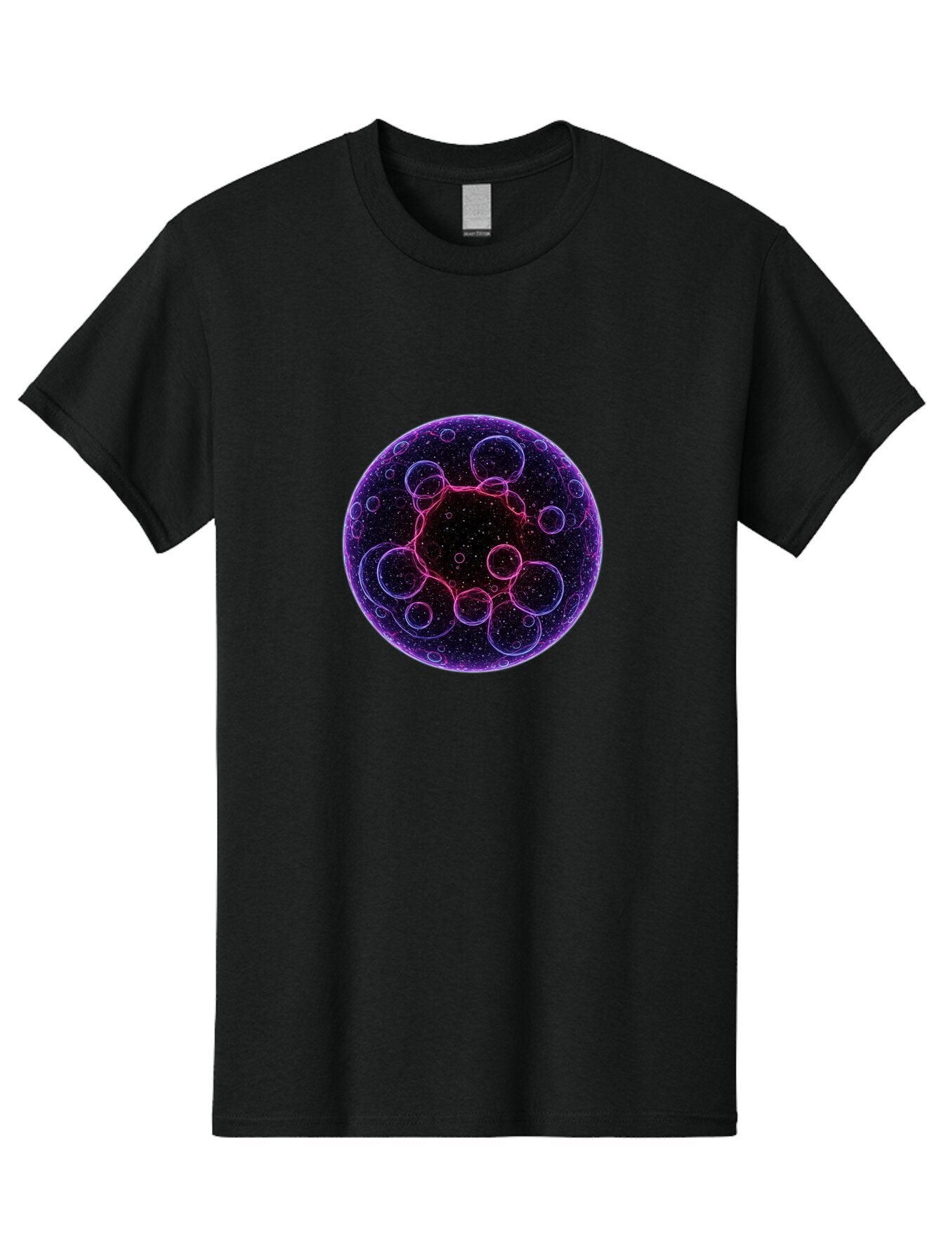 Purple-Sphere-With-Bubbles Men'S Graphic Tee, 100% Cotton, Comfortable Casual Summer Wear, Machine Washable, Vintage Camera, Old Camera, Antique Camera, Black Camera, Classic Photography, Photography Equipment, Nostalgic Device, Film Camera, Ban227 12