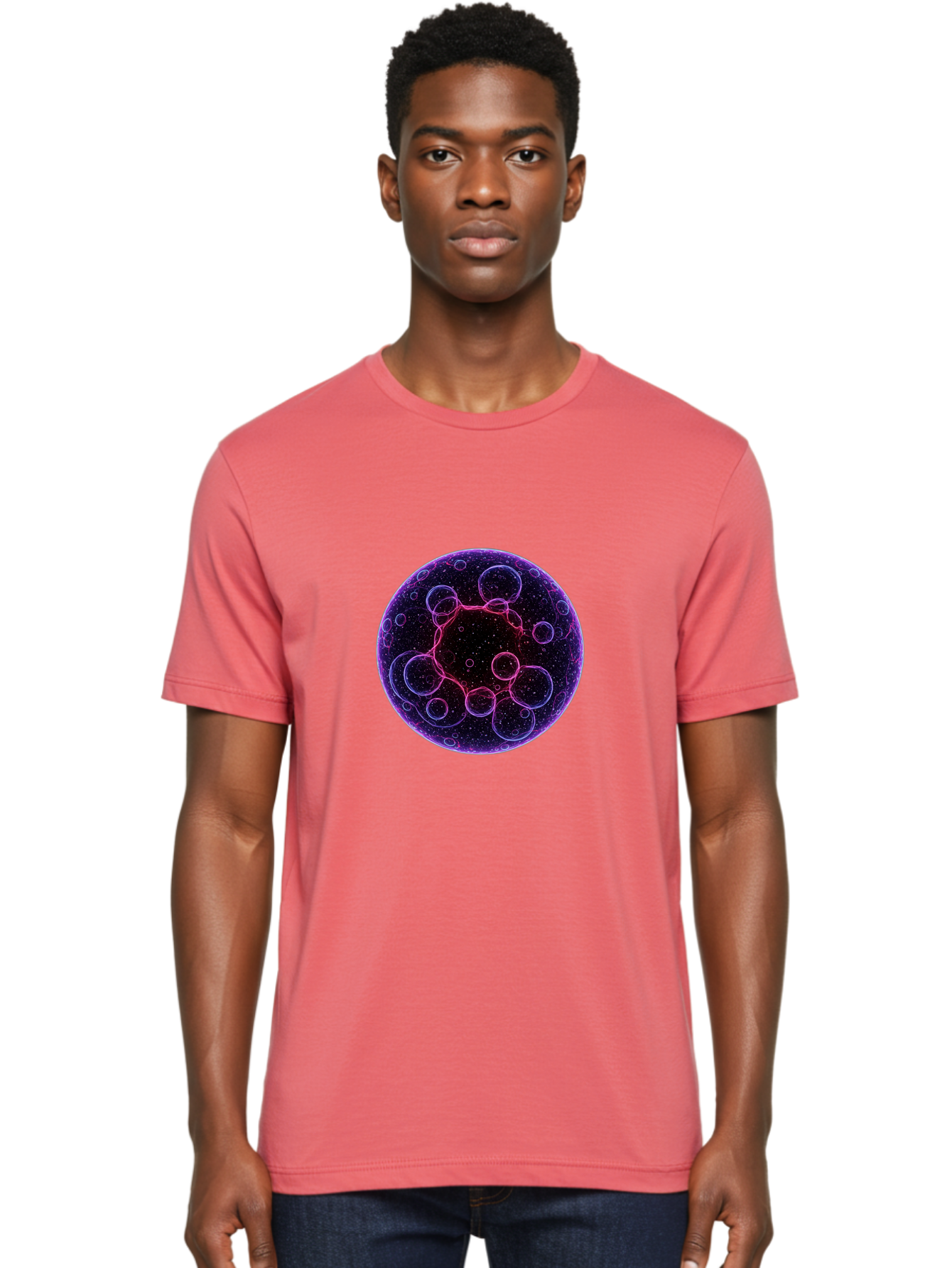 Purple-Sphere-With-Bubbles Men'S Graphic Tee, 100% Cotton, Comfortable Casual Summer Wear, Machine Washable, Vintage Camera, Old Camera, Antique Camera, Black Camera, Classic Photography, Photography Equipment, Nostalgic Device, Film Camera, Ban227 20