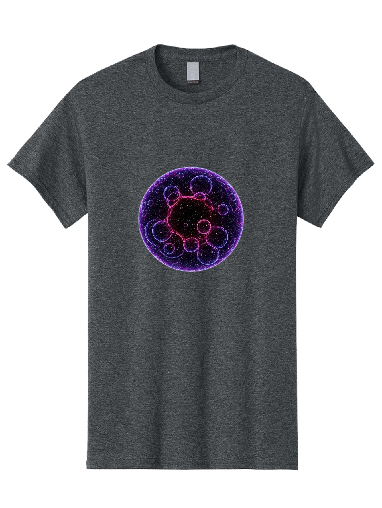 Purple-Sphere-With-Bubbles Men'S Graphic Tee, 100% Cotton, Comfortable Casual Summer Wear, Machine Washable, Vintage Camera, Old Camera, Antique Camera, Black Camera, Classic Photography, Photography Equipment, Nostalgic Device, Film Camera, Ban227 5