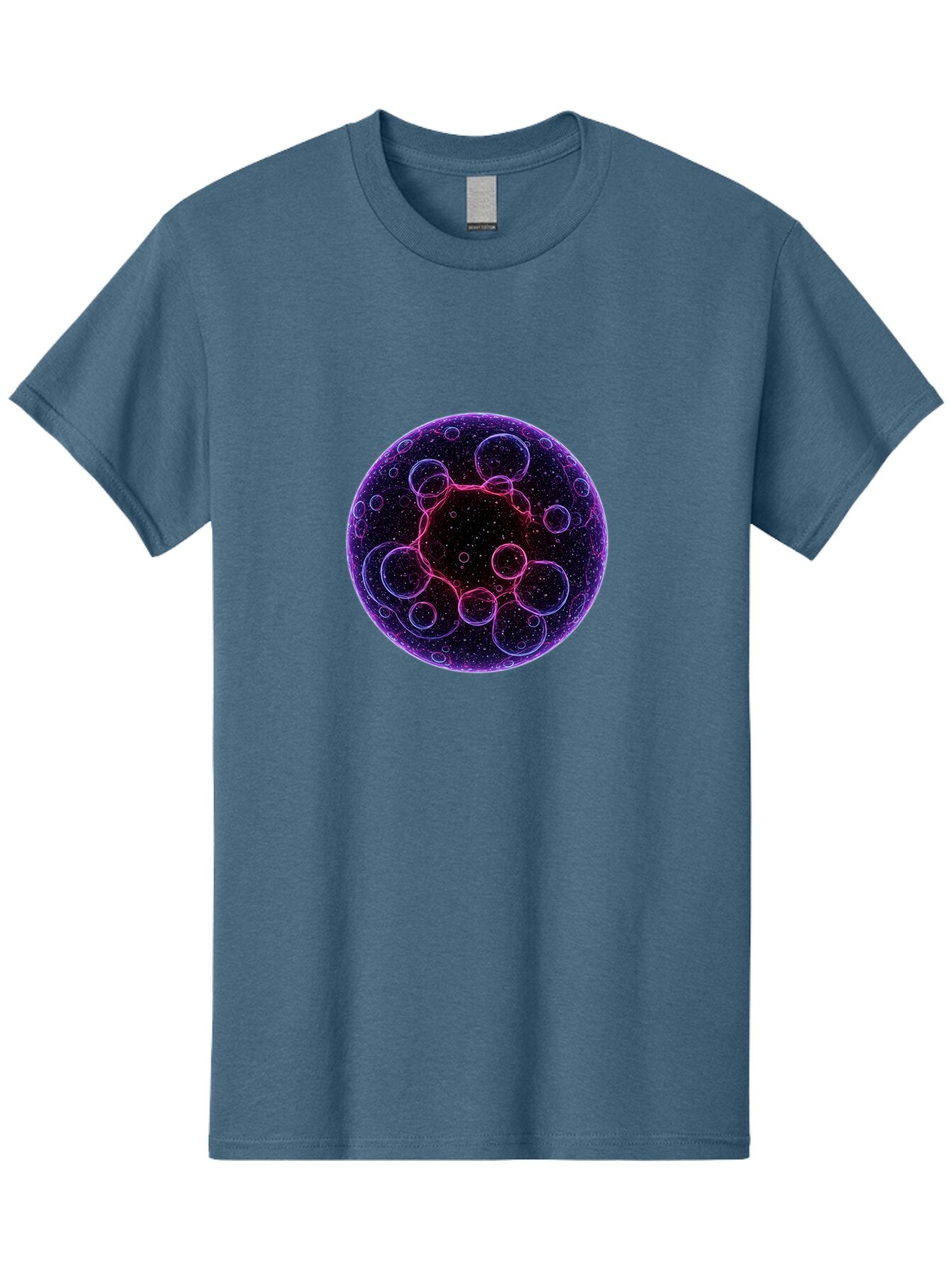 Purple-Sphere-With-Bubbles Men'S Graphic Tee, 100% Cotton, Comfortable Casual Summer Wear, Machine Washable, Vintage Camera, Old Camera, Antique Camera, Black Camera, Classic Photography, Photography Equipment, Nostalgic Device, Film Camera, Ban227