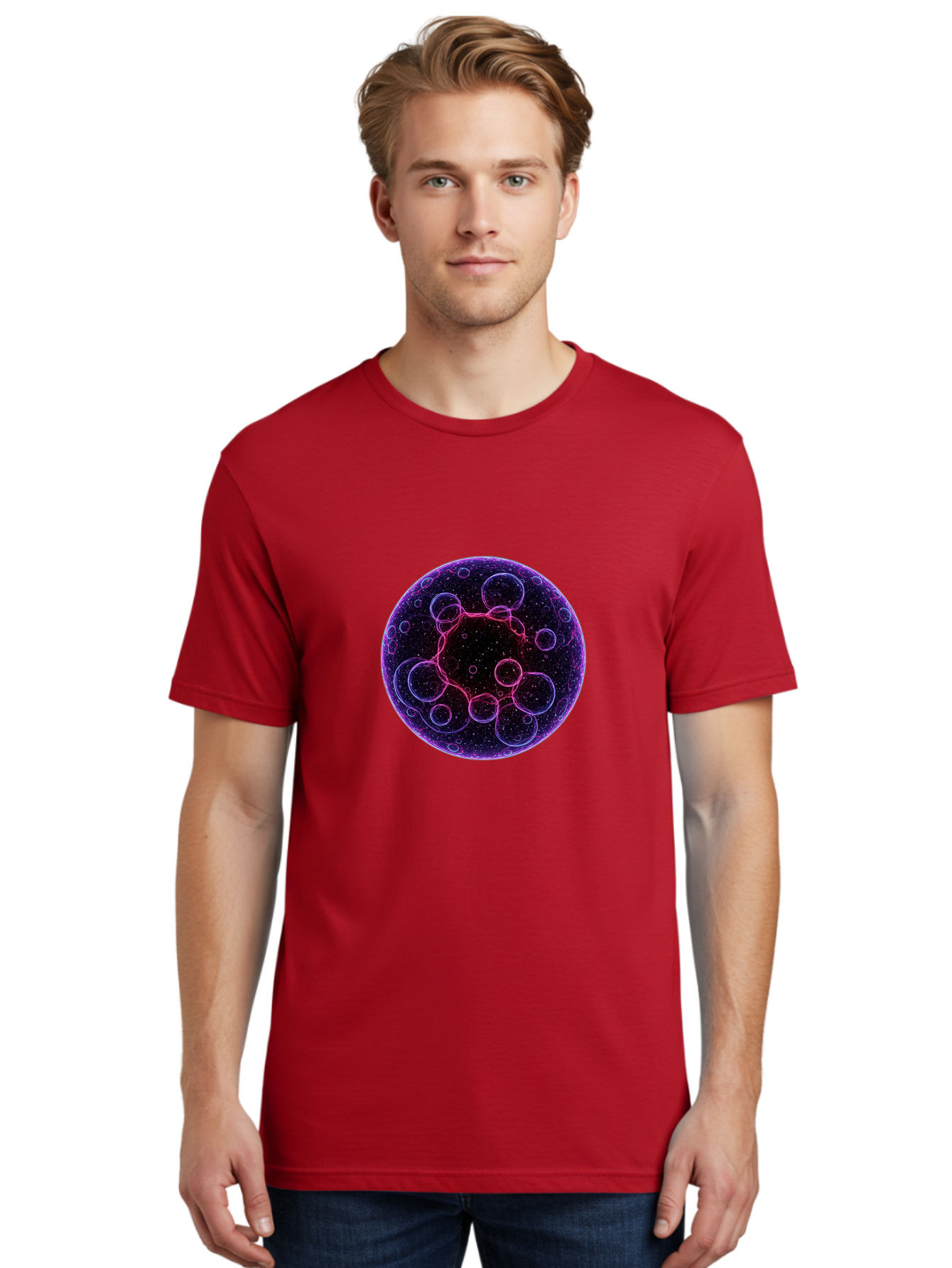 Purple-Sphere-With-Bubbles Men'S Graphic Tee, 100% Cotton, Comfortable Casual Summer Wear, Machine Washable, Vintage Camera, Old Camera, Antique Camera, Black Camera, Classic Photography, Photography Equipment, Nostalgic Device, Film Camera, Ban227 17