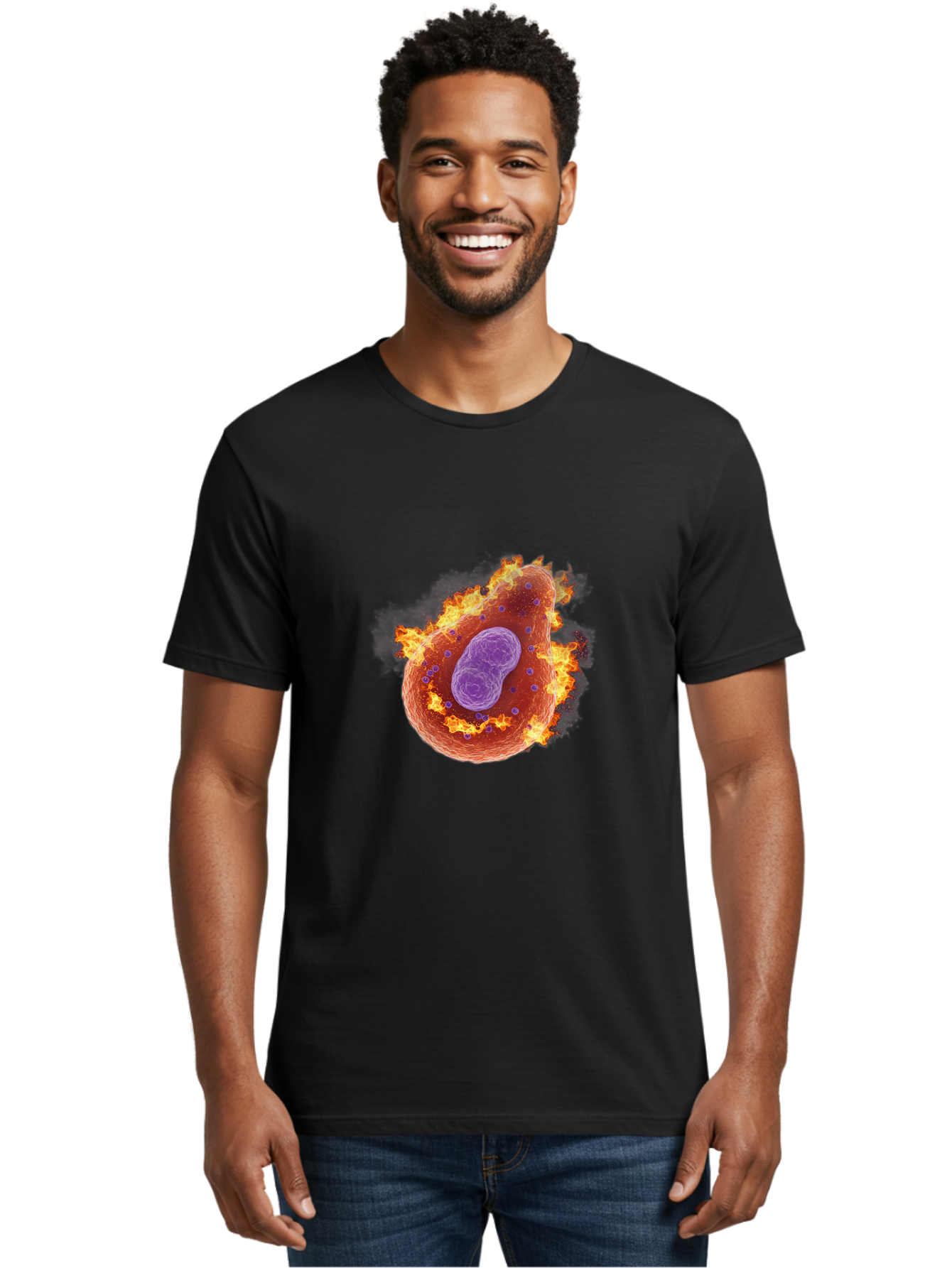 Pyroptosis-Cell Men'S Graphic Tee, 100% Cotton, Comfortable Casual Summer Wear, Machine Washable, Vintage Camera, Old Camera, Antique Camera, Black Camera, Classic Photography, Photography Equipment, Nostalgic Device, Film Camera, Camera Art Ban233 17