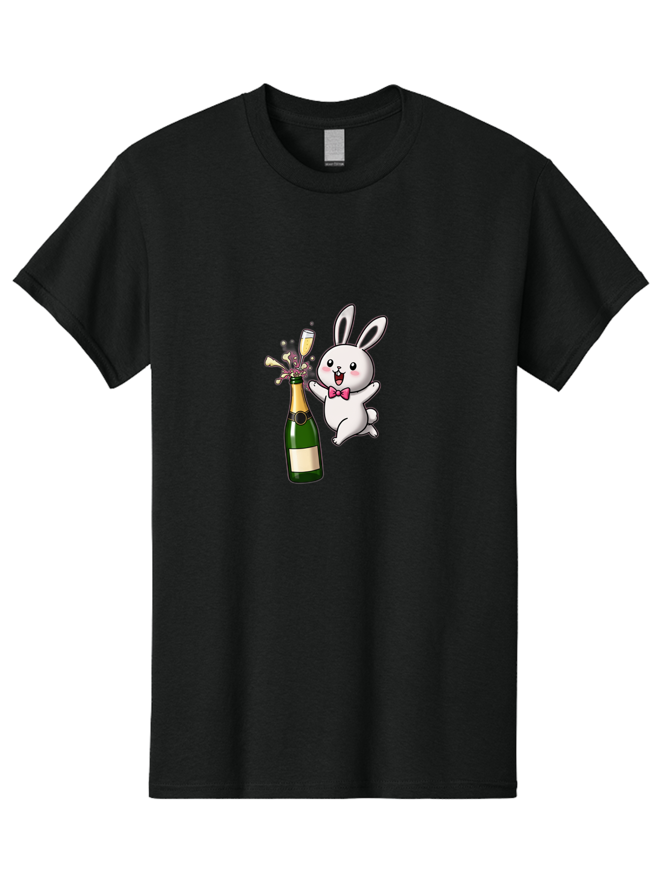 Rabbit-Celebrating Men'S Graphic Tee, 100% Cotton, Comfortable Casual Summer Wear, Machine Washable, Vintage Camera, Old Camera, Antique Camera, Black Camera, Classic Photography, Photography Equipment, Nostalgic Device, Film Camera, Ban237