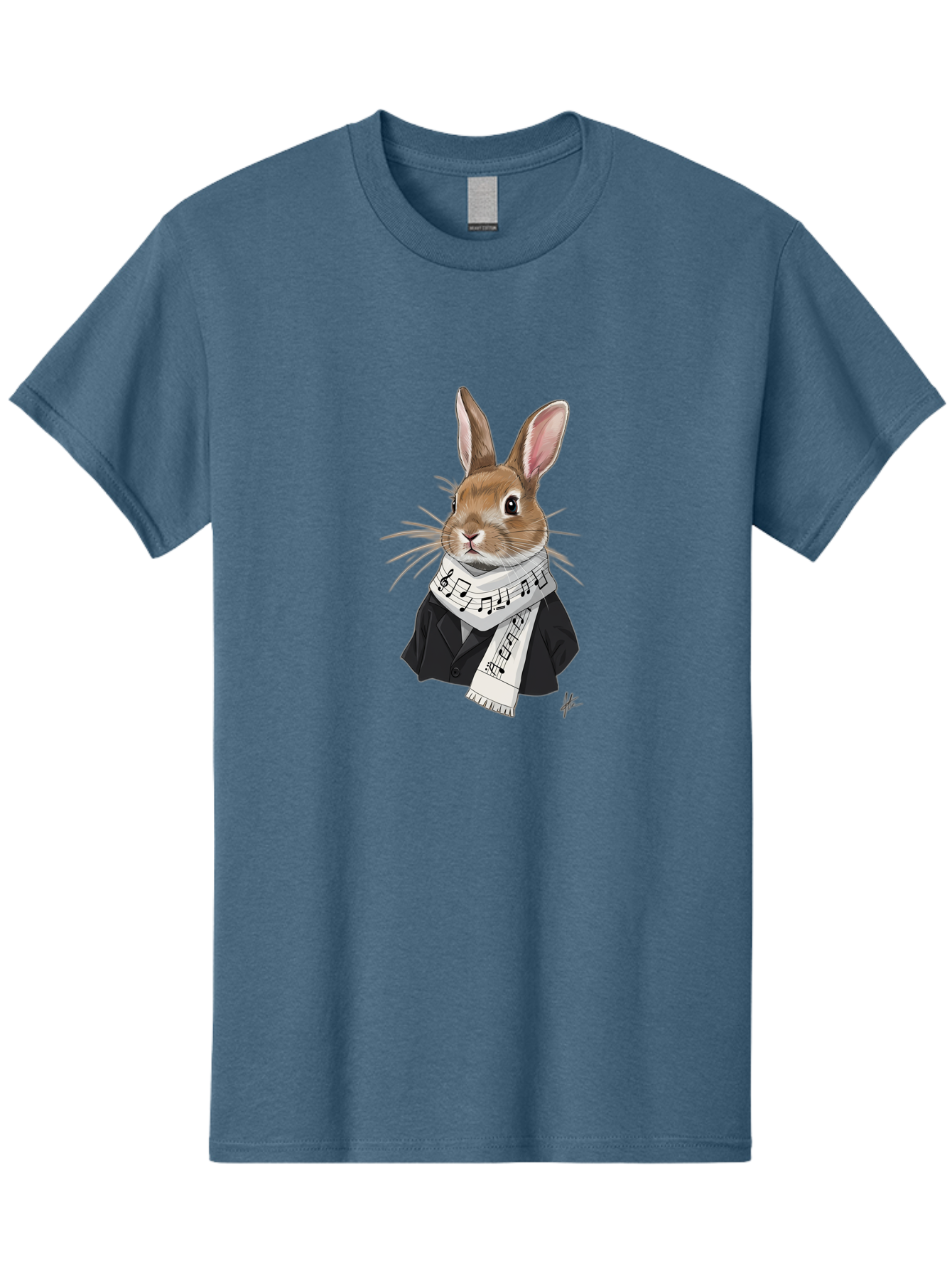 Rabbit-In-Music-Notes-Scarf Men'S Graphic Tee, 100% Cotton, Comfortable Casual Summer Wear, Machine Washable, Vintage Camera, Old Camera, Antique Camera, Black Camera, Classic Photography, Photography Equipment, Nostalgic Device, Film Camera, Ban238
