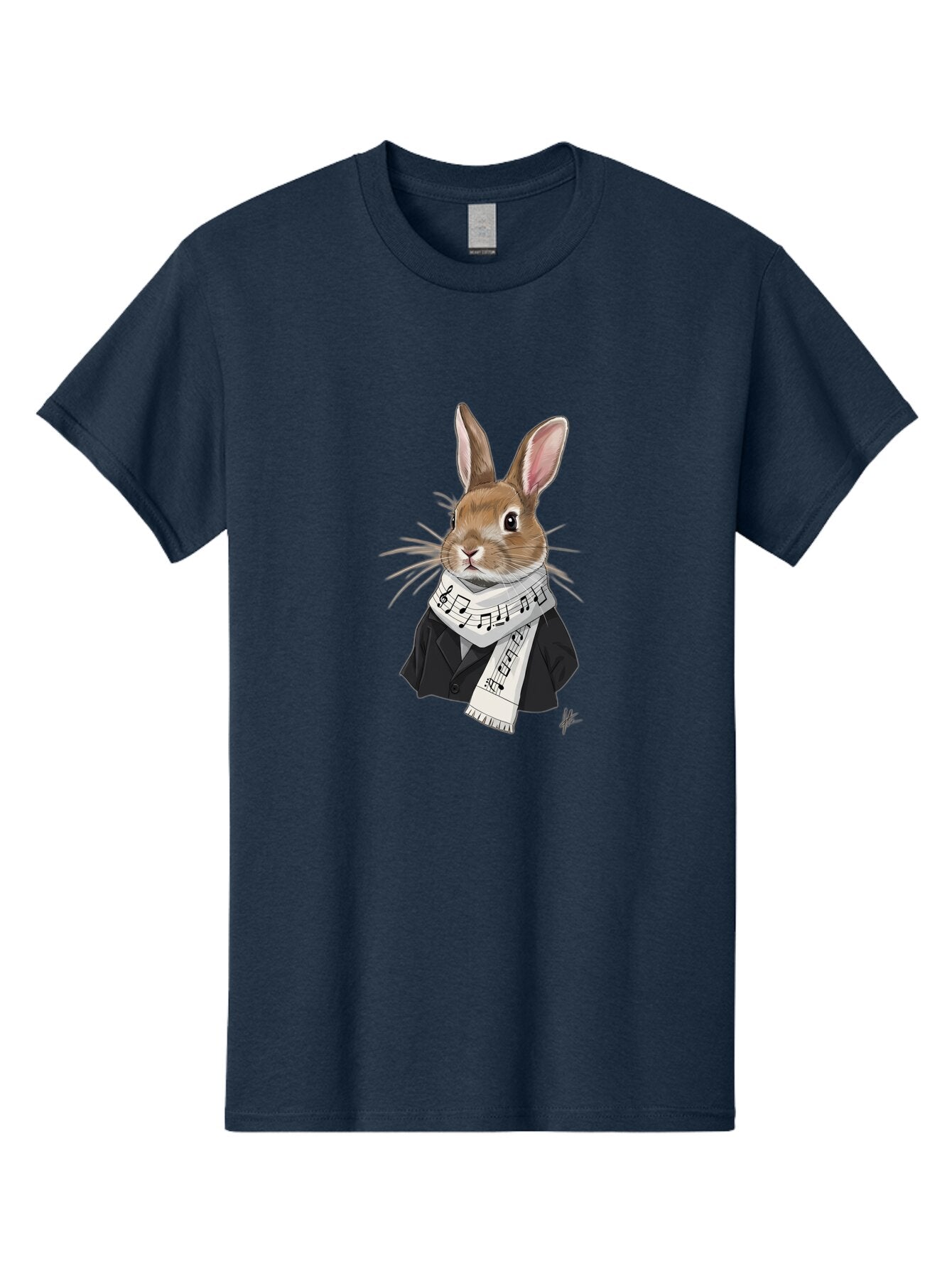 Rabbit-In-Music-Notes-Scarf Men'S Graphic Tee, 100% Cotton, Comfortable Casual Summer Wear, Machine Washable, Vintage Camera, Old Camera, Antique Camera, Black Camera, Classic Photography, Photography Equipment, Nostalgic Device, Film Camera, Ban238 9