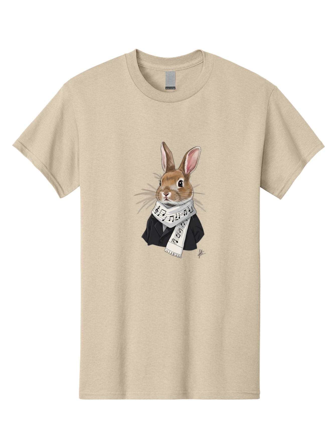 Rabbit-In-Music-Notes-Scarf Men'S Graphic Tee, 100% Cotton, Comfortable Casual Summer Wear, Machine Washable, Vintage Camera, Old Camera, Antique Camera, Black Camera, Classic Photography, Photography Equipment, Nostalgic Device, Film Camera, Ban238 12